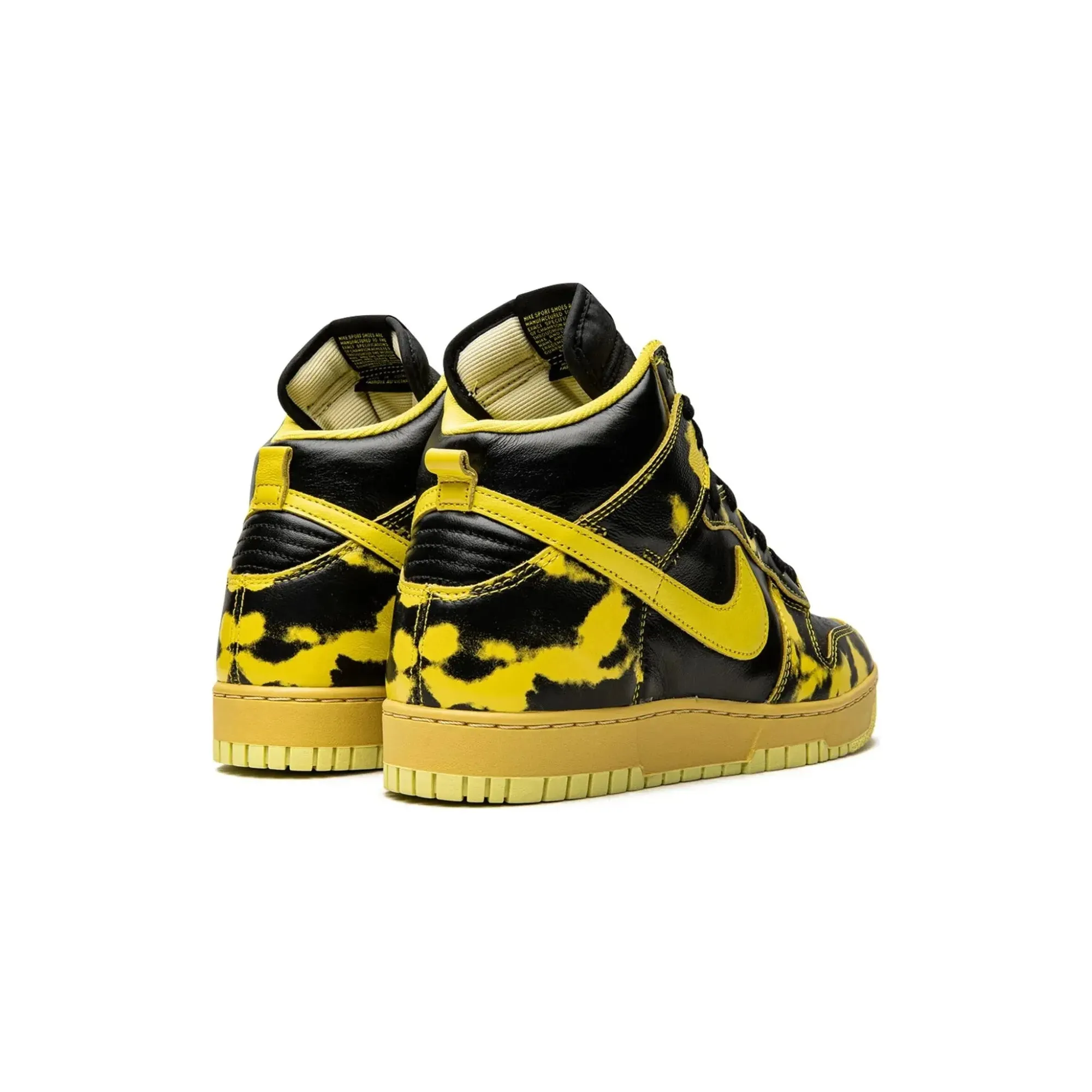 Nike Dunk High 1985 Yellow Acid Wash