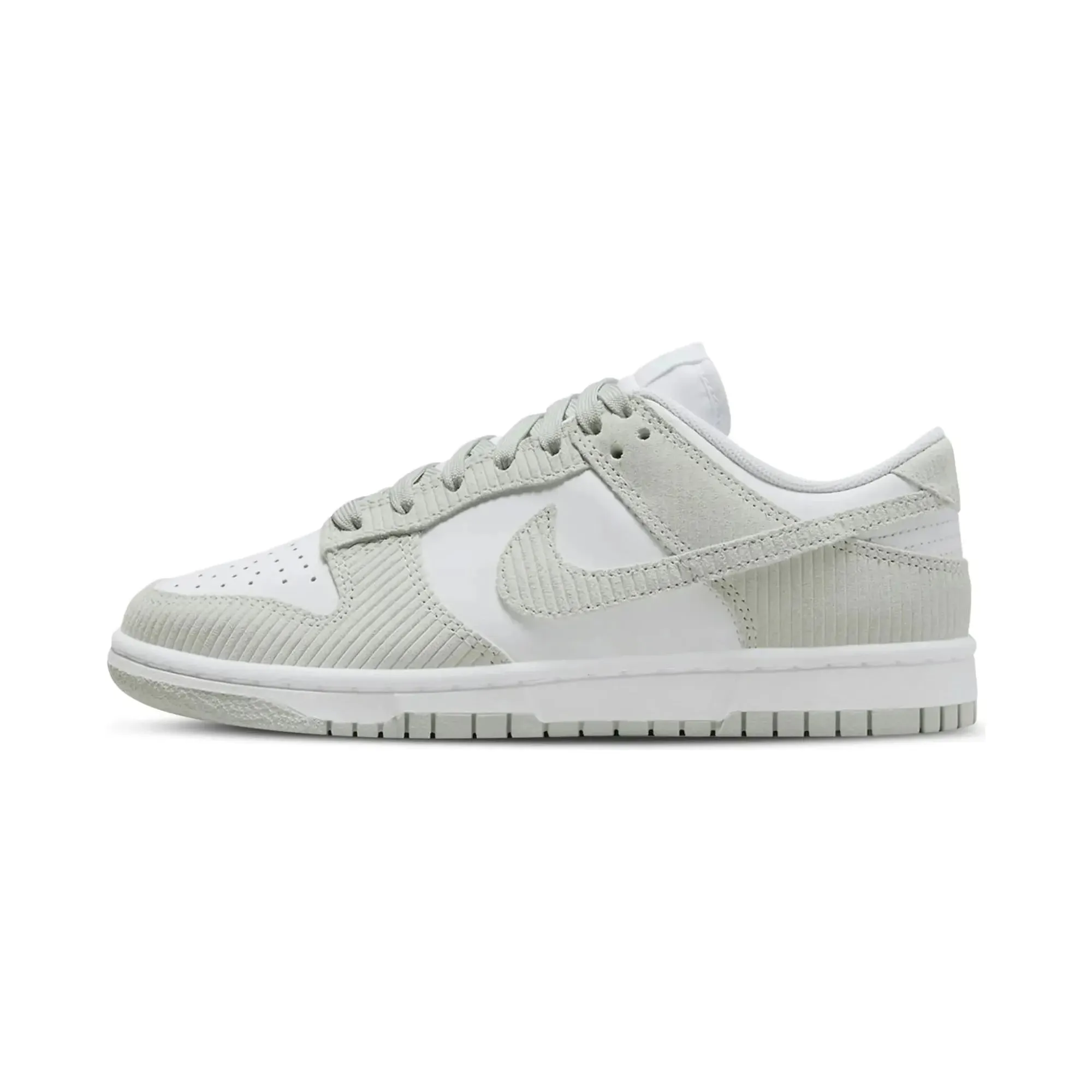 Nike Dunk Low Light Silver Corduroy