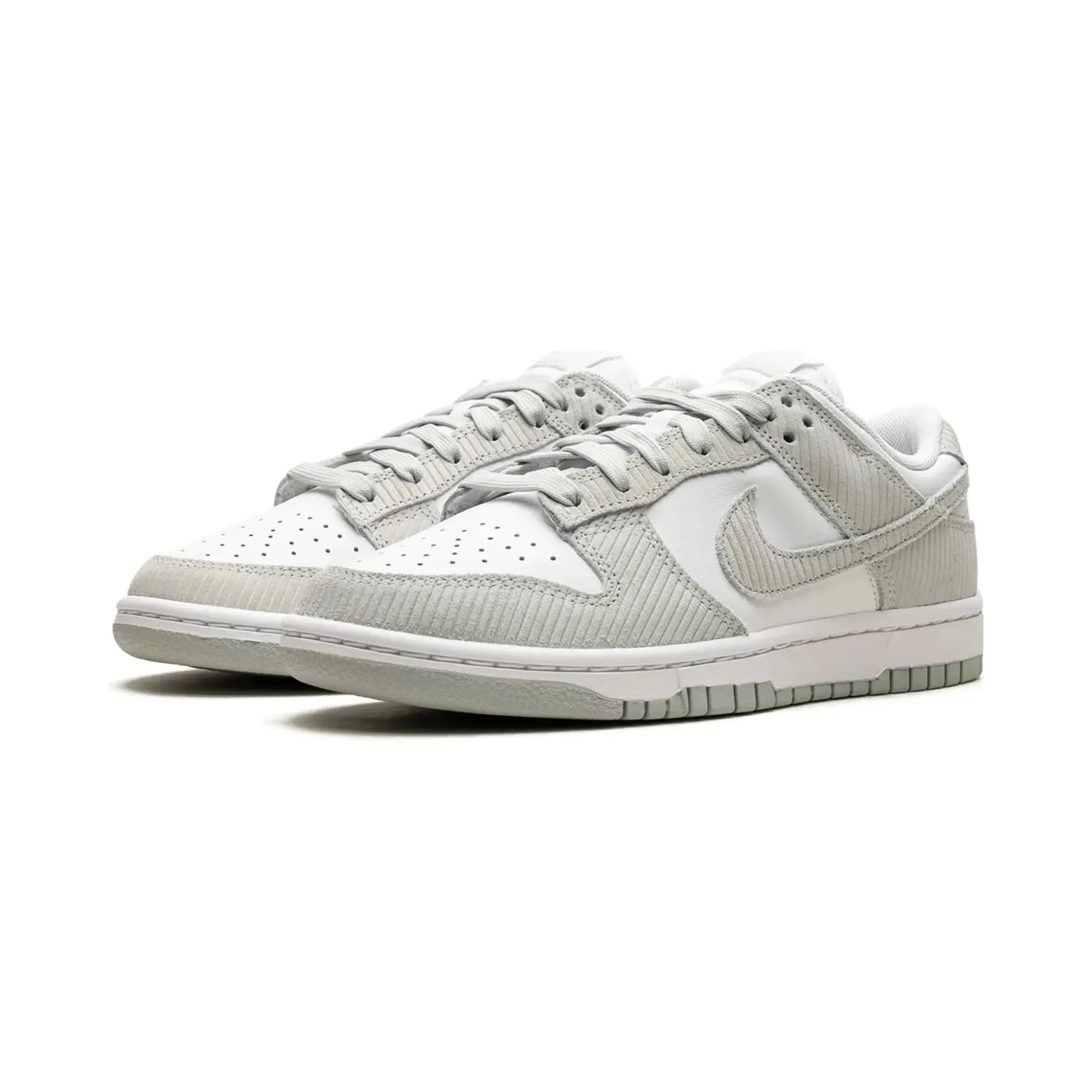 Nike Dunk Low Light Silver Corduroy