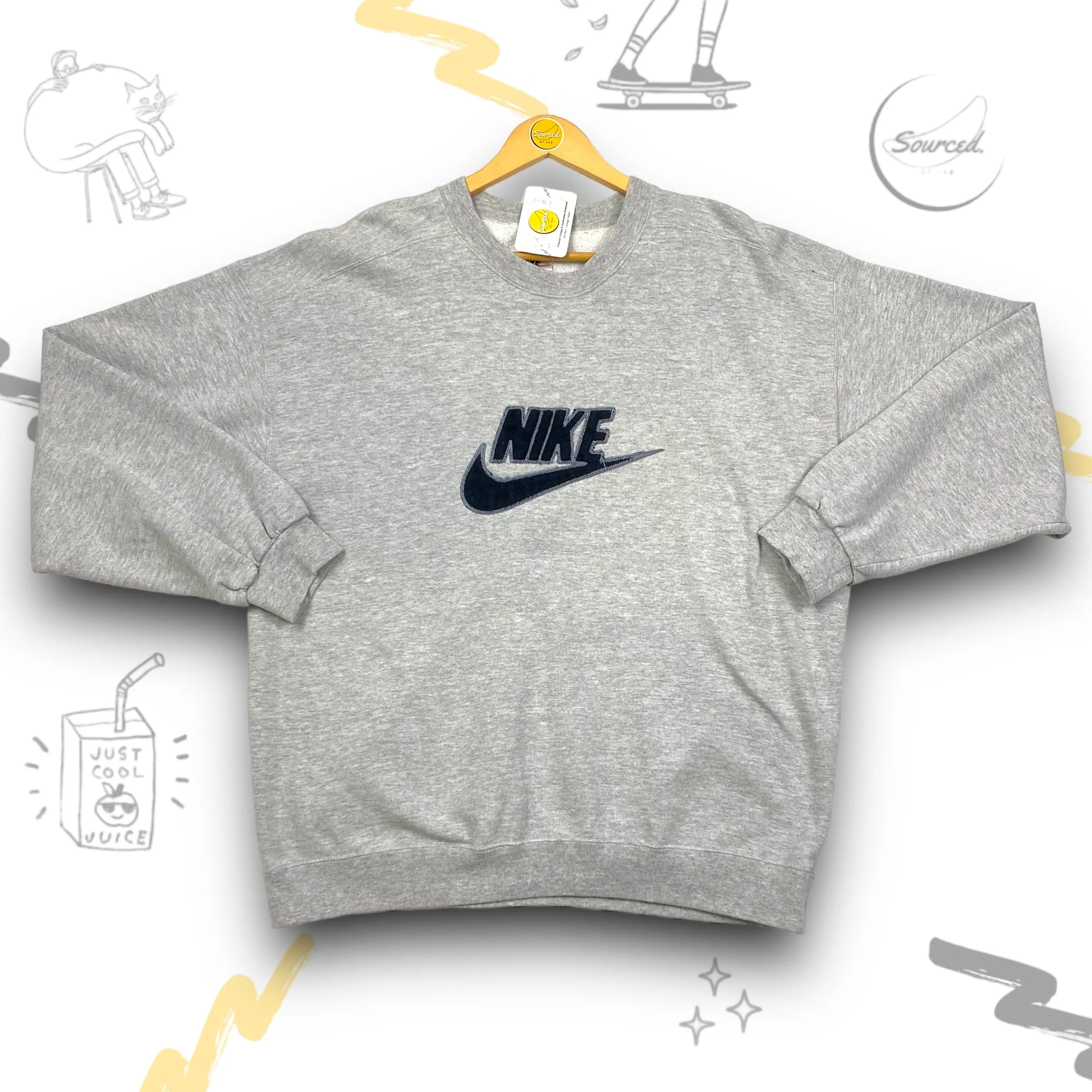 Nike Embroidered Centre Logo Crewneck (XL)