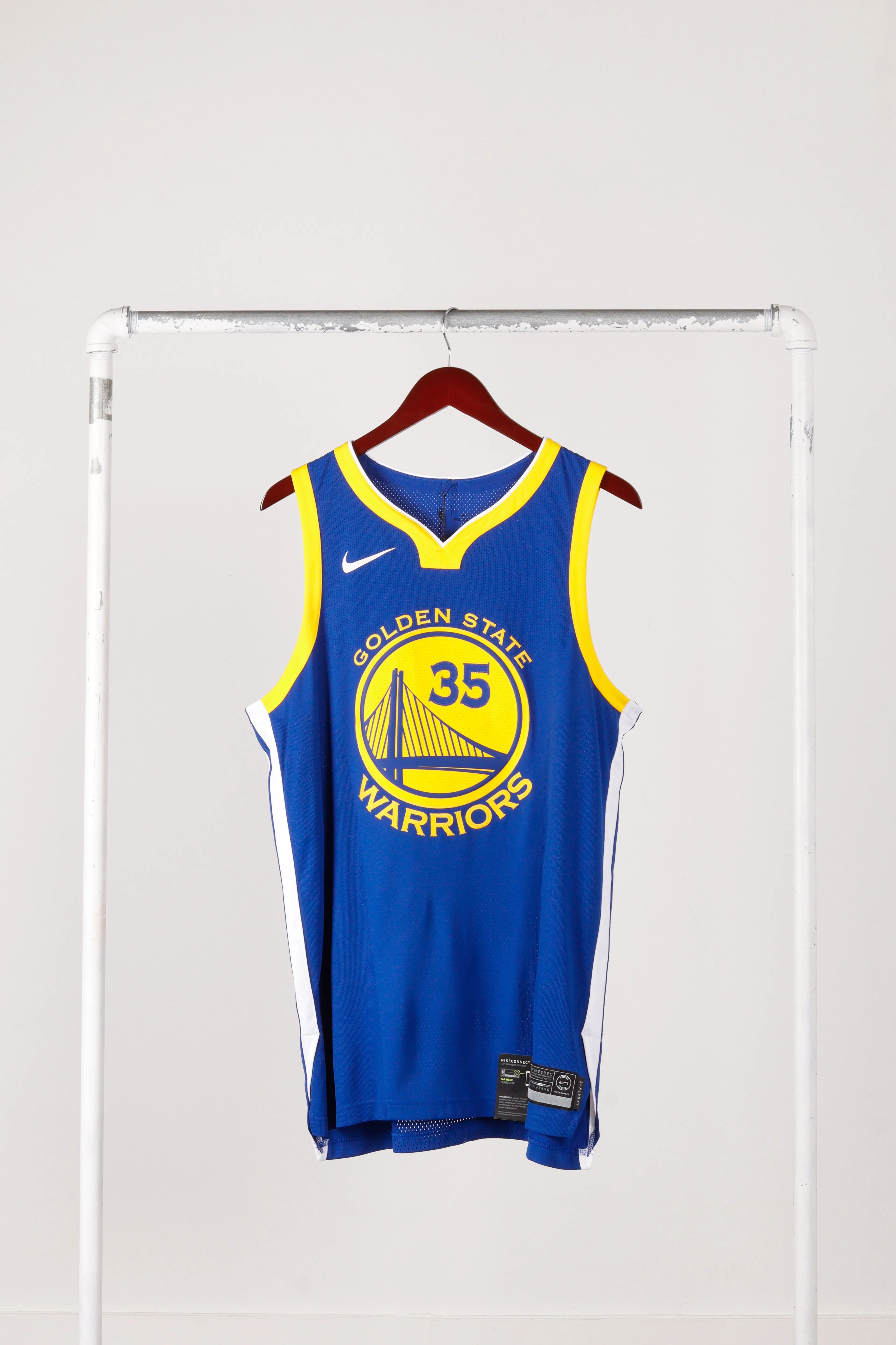 Nike 'Golden State Warriors 2017-18 Kevin Durant Authentic' Away Aeroswift Jersey