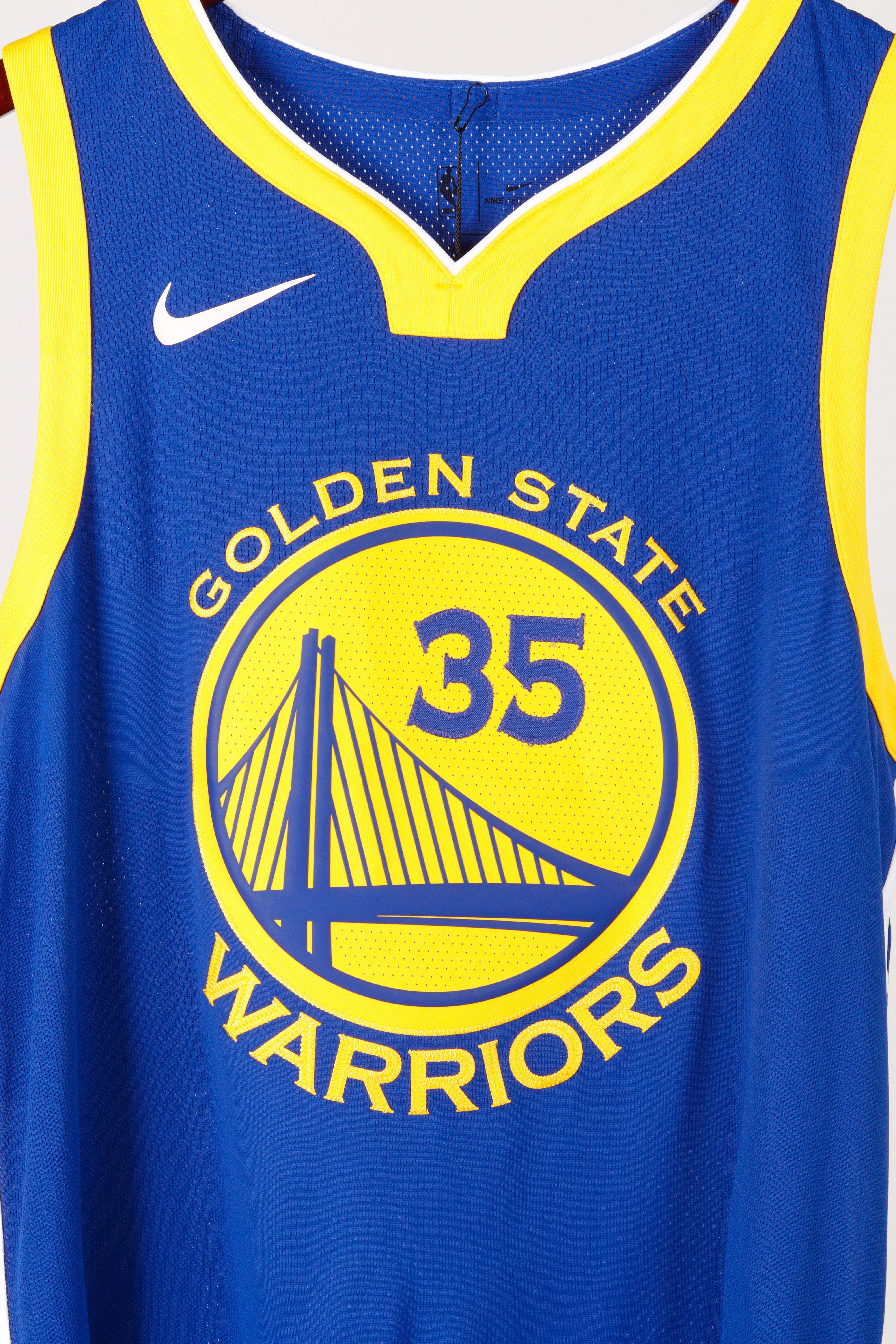Nike 'Golden State Warriors 2017-18 Kevin Durant Authentic' Away Aeroswift Jersey