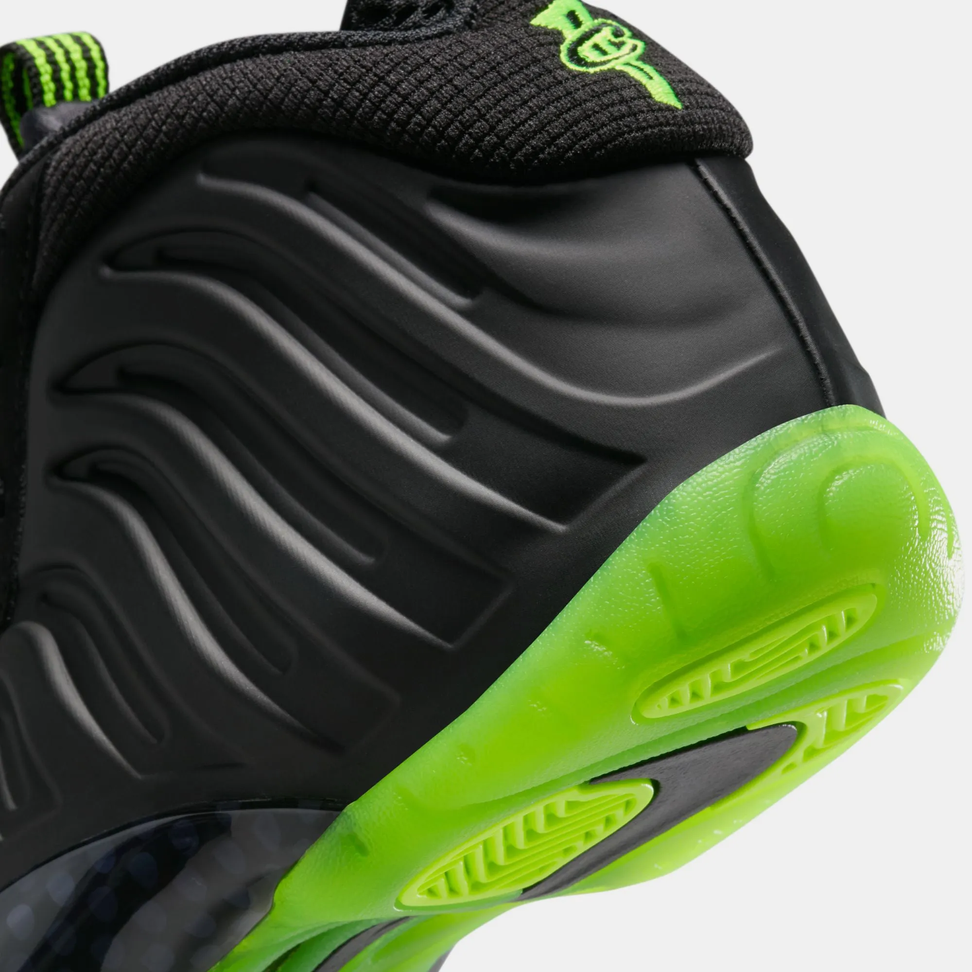 Nike Little Posite One (GS) - Black/Volt