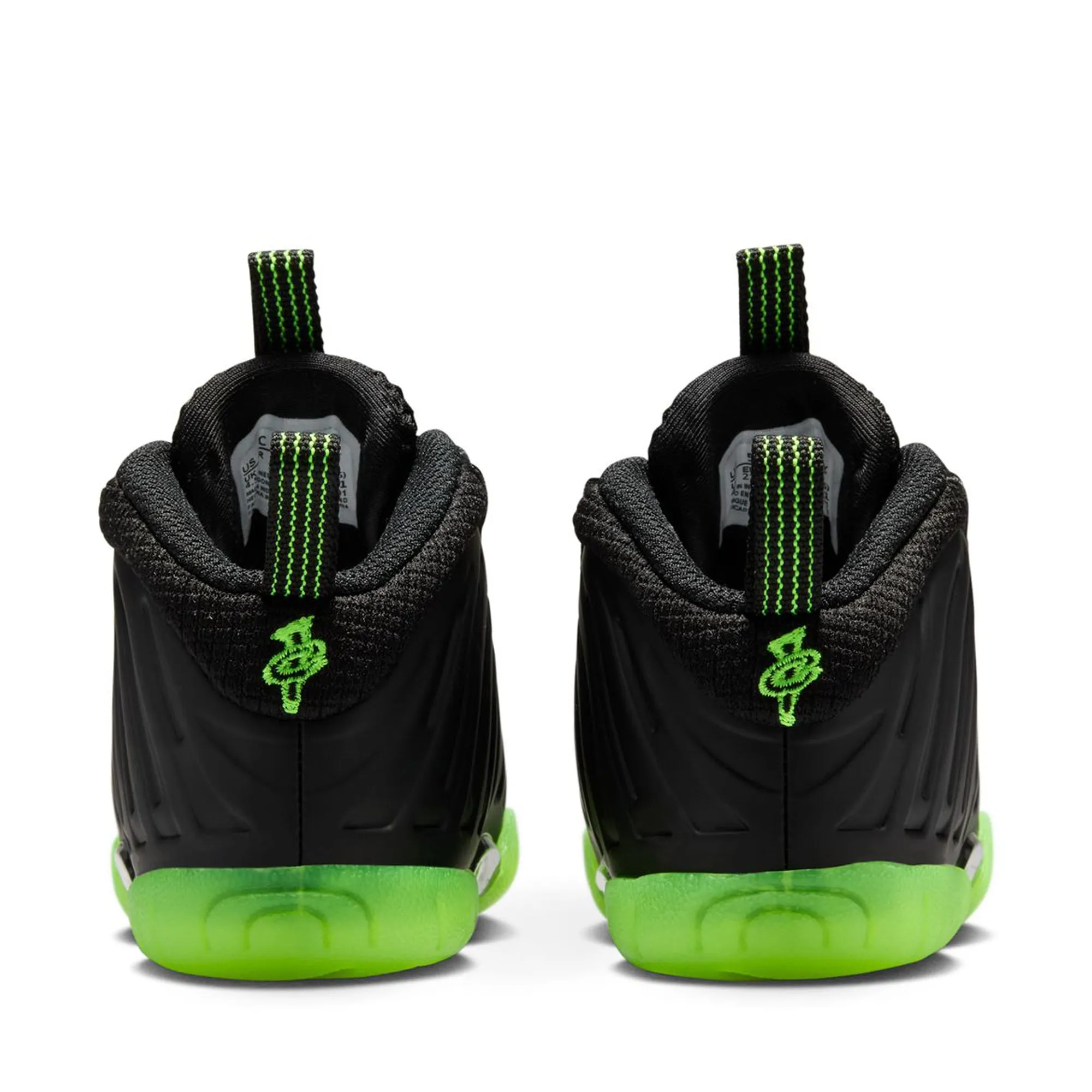 Nike Little Posite One (TD) - Black/Volt