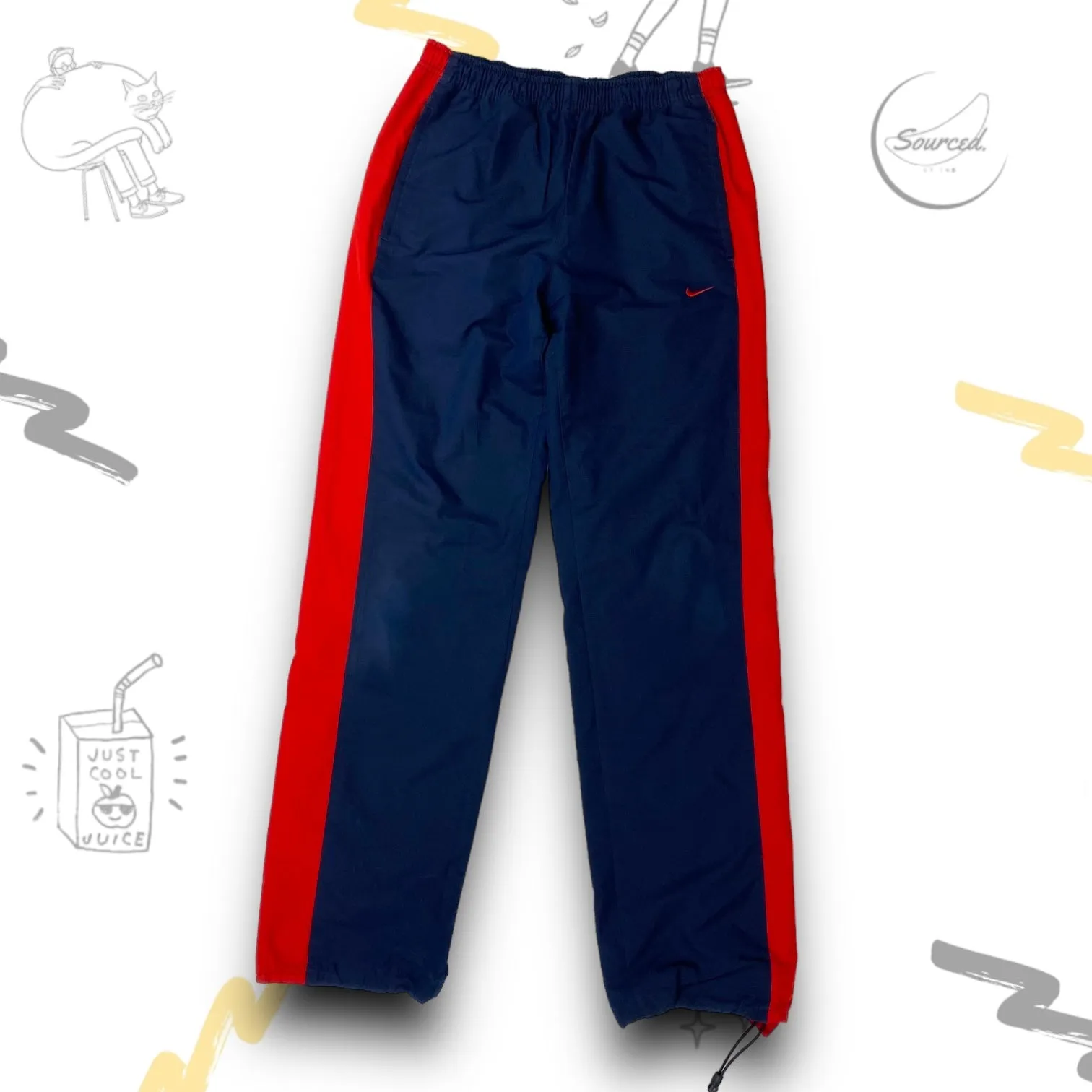 Nike Navy Vintage Trousers (M)