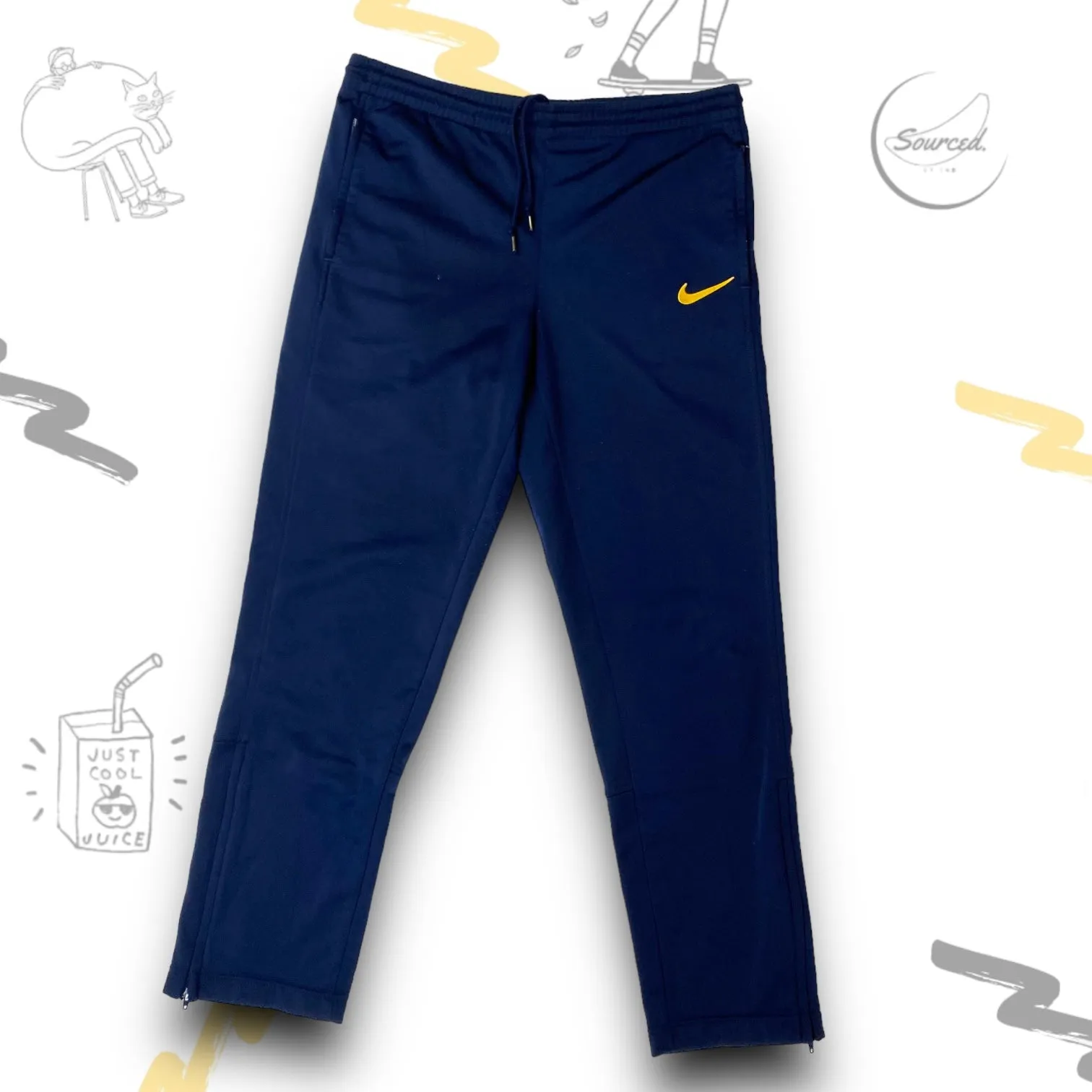 Nike Navy Vintage Trousers (S)