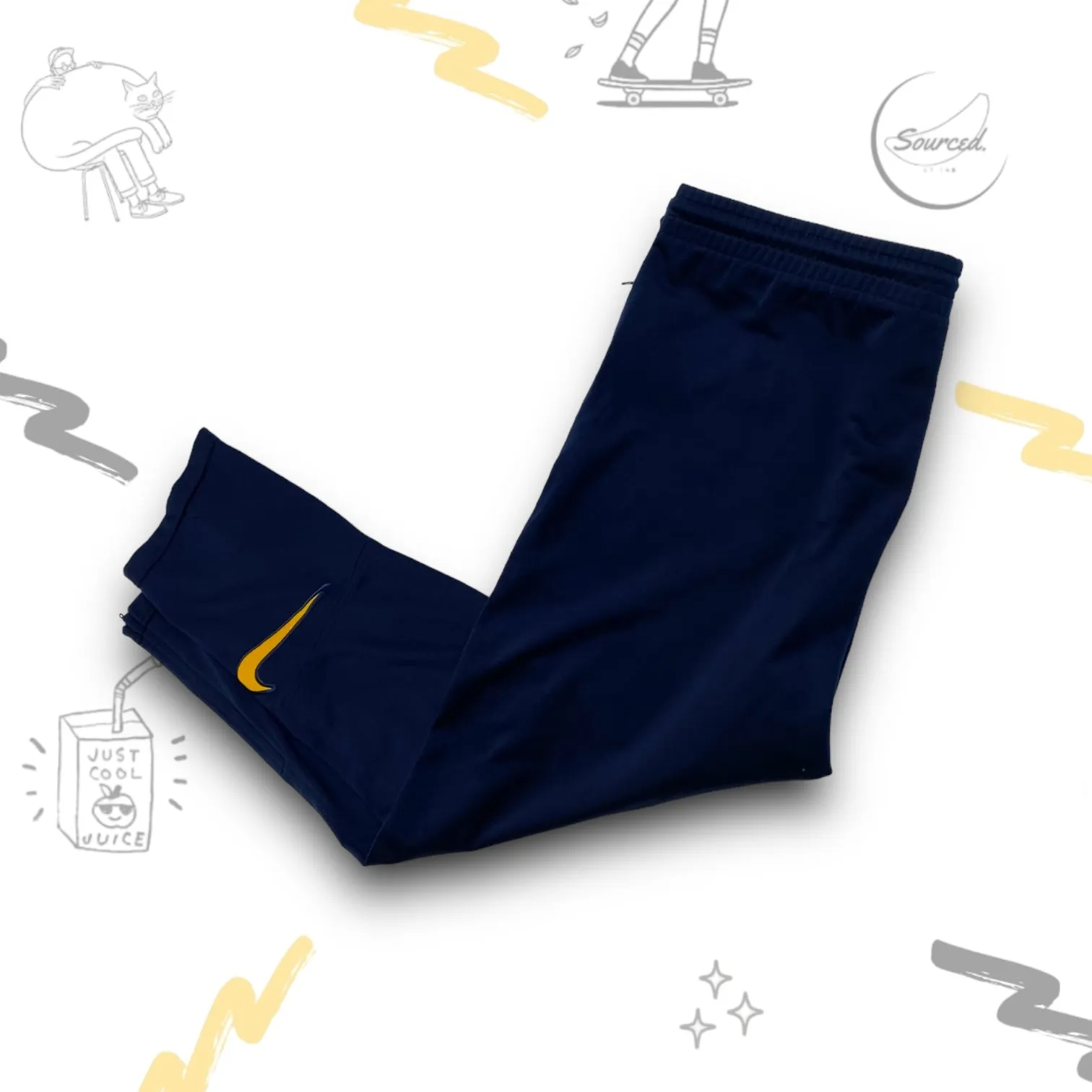 Nike Navy Vintage Trousers (S)
