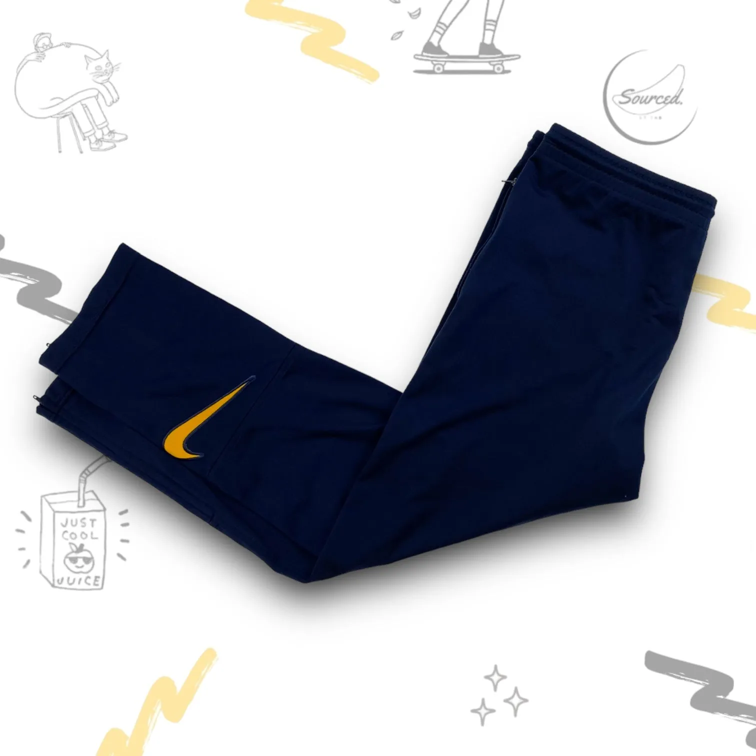 Nike Navy Vintage Trousers (S)