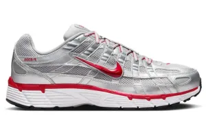 Nike P-6000 Metallic Silver Gym Red