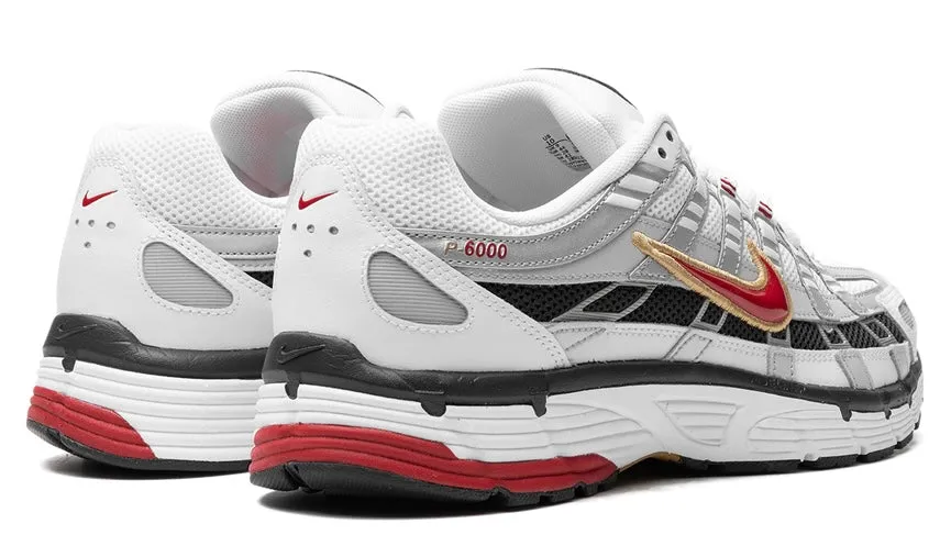 Nike P-6000 Platinum Varsity Red