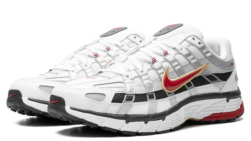 Nike P-6000 Platinum Varsity Red
