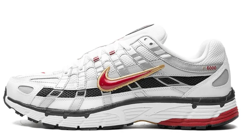 Nike P-6000 Platinum Varsity Red