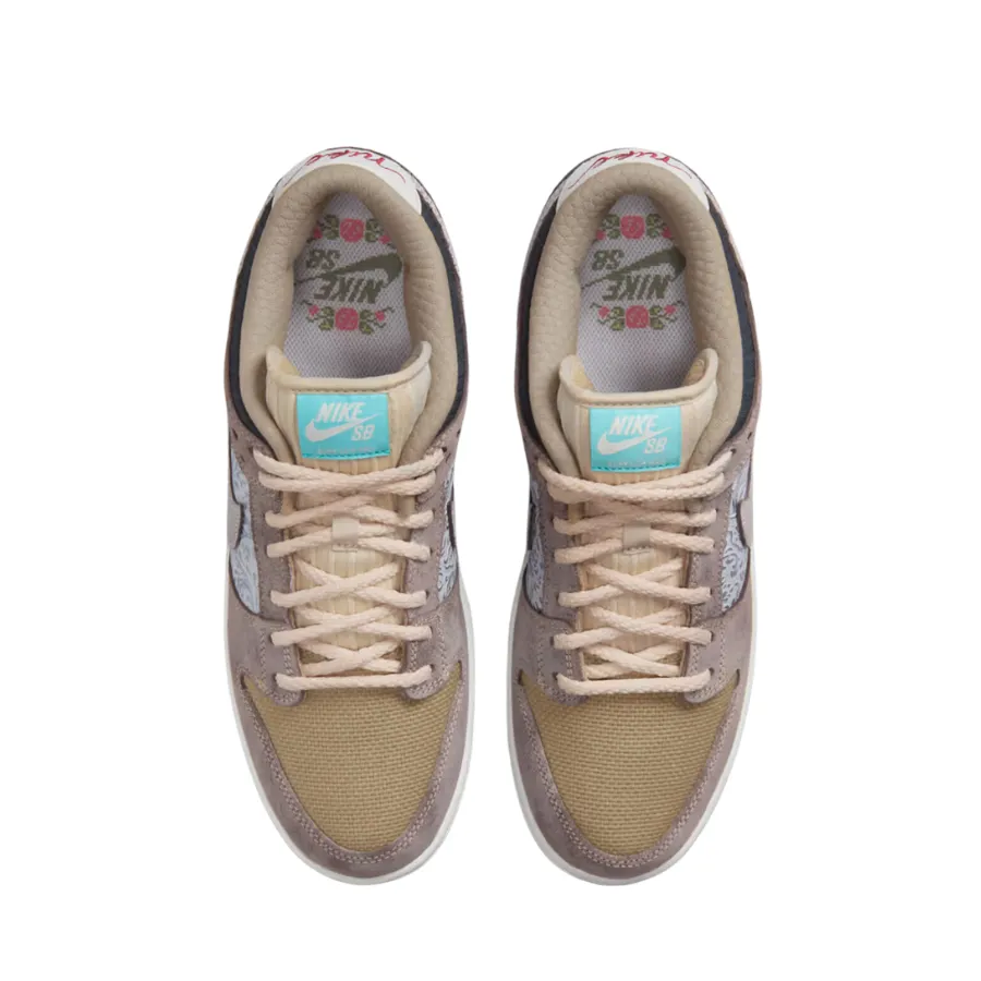 Nike SB Dunk Low Big Money Savings Baroque Brown Summit White Sanddrift Dark Smoke Grey Paradise Aqua