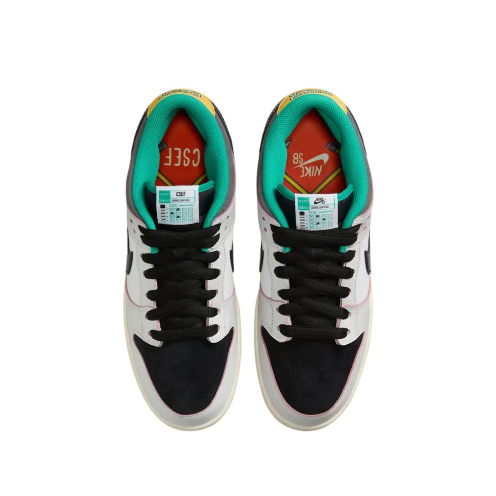 Nike SB Dunk Low CSEF Summit White Black White Iron Grey Clear Emerald Bucktan