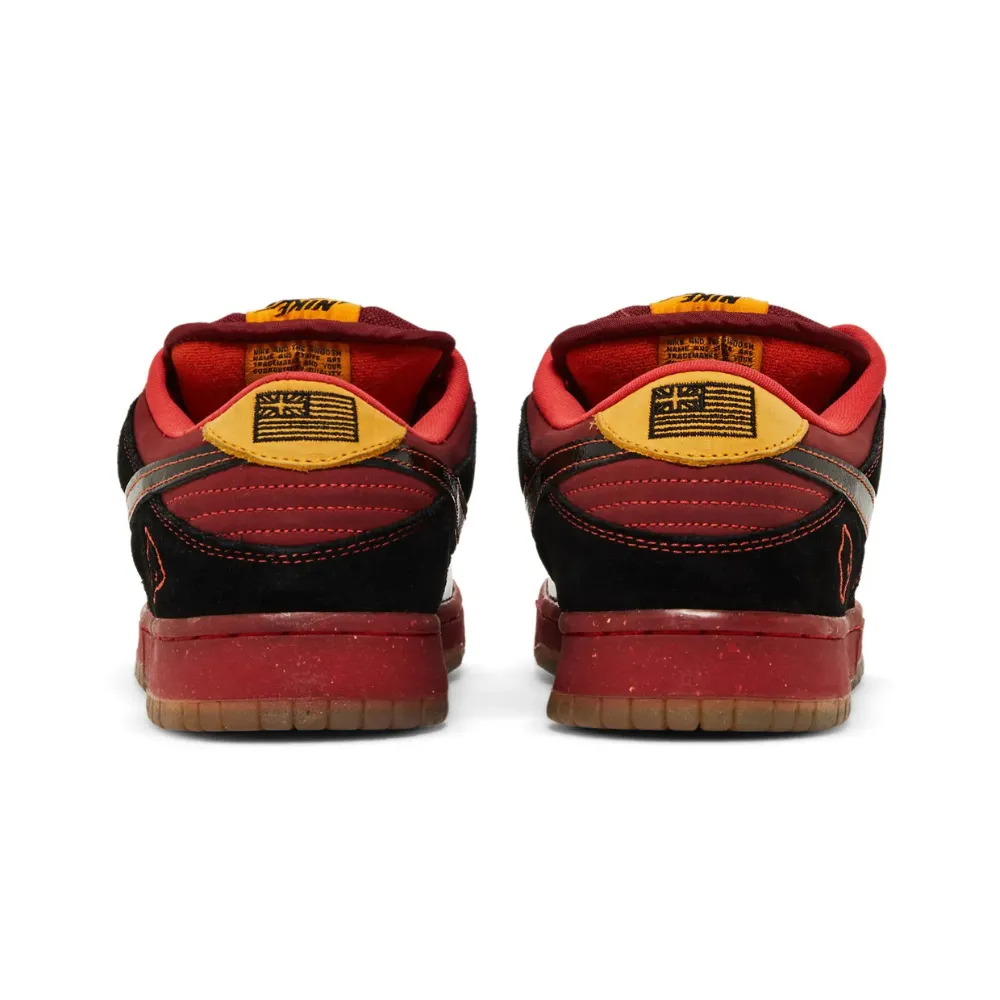 Nike SB Dunk Low Hawaii Black Deep Orange