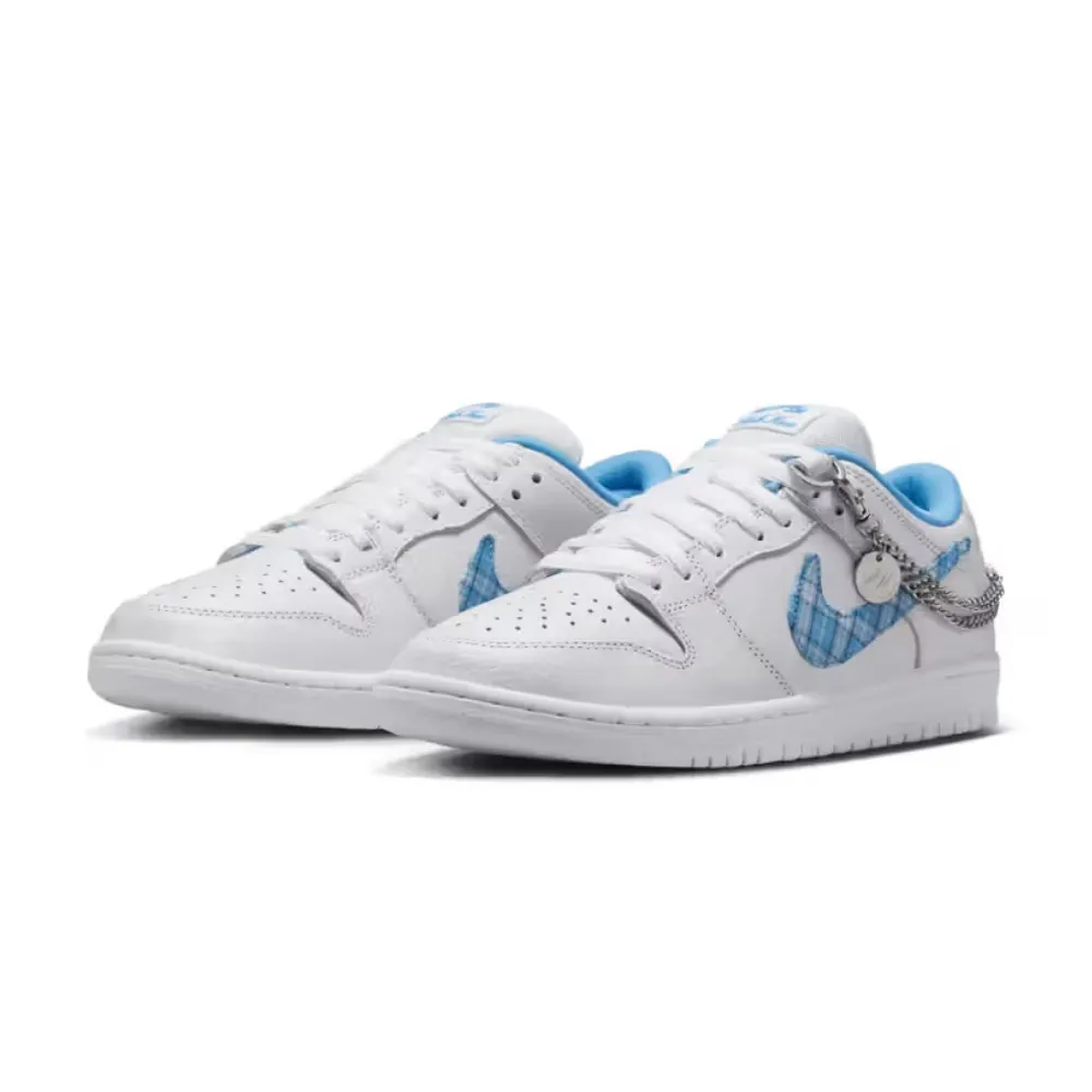 Nike SB Dunk Low Pro Nicole Hause White University Blue Midnight Navy Pure Platinum