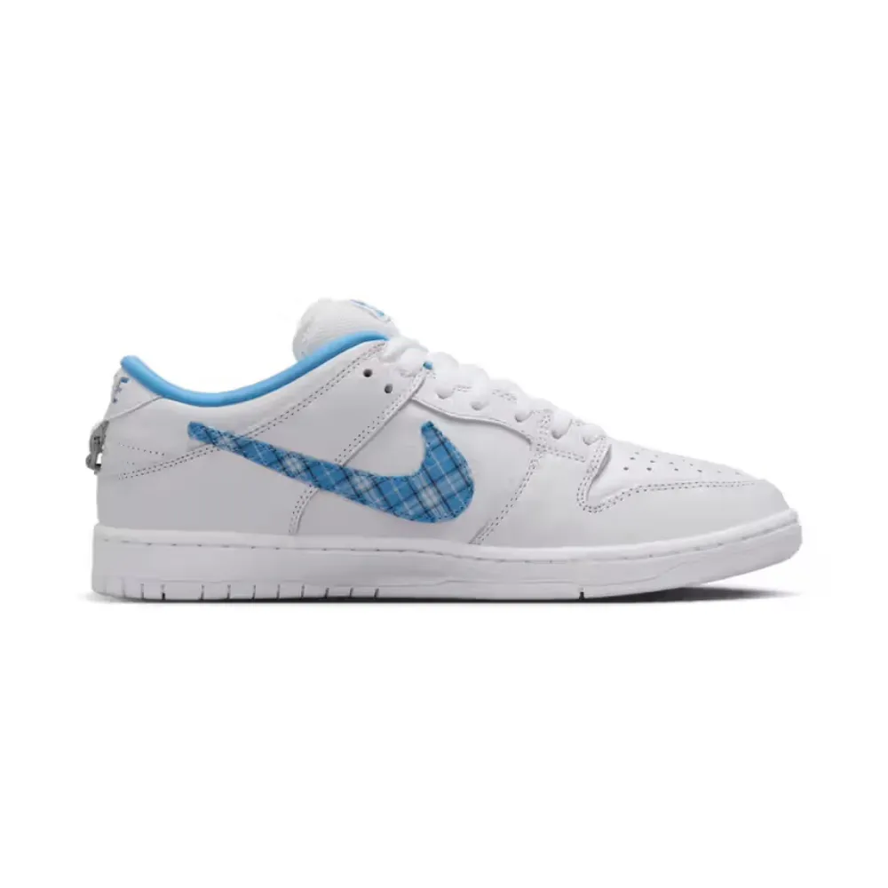 Nike SB Dunk Low Pro Nicole Hause White University Blue Midnight Navy Pure Platinum