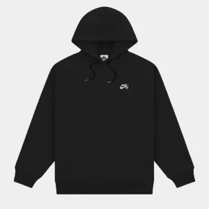 NIKE SB PULLOVER SKATE HOODIE - BLACK/WHITE