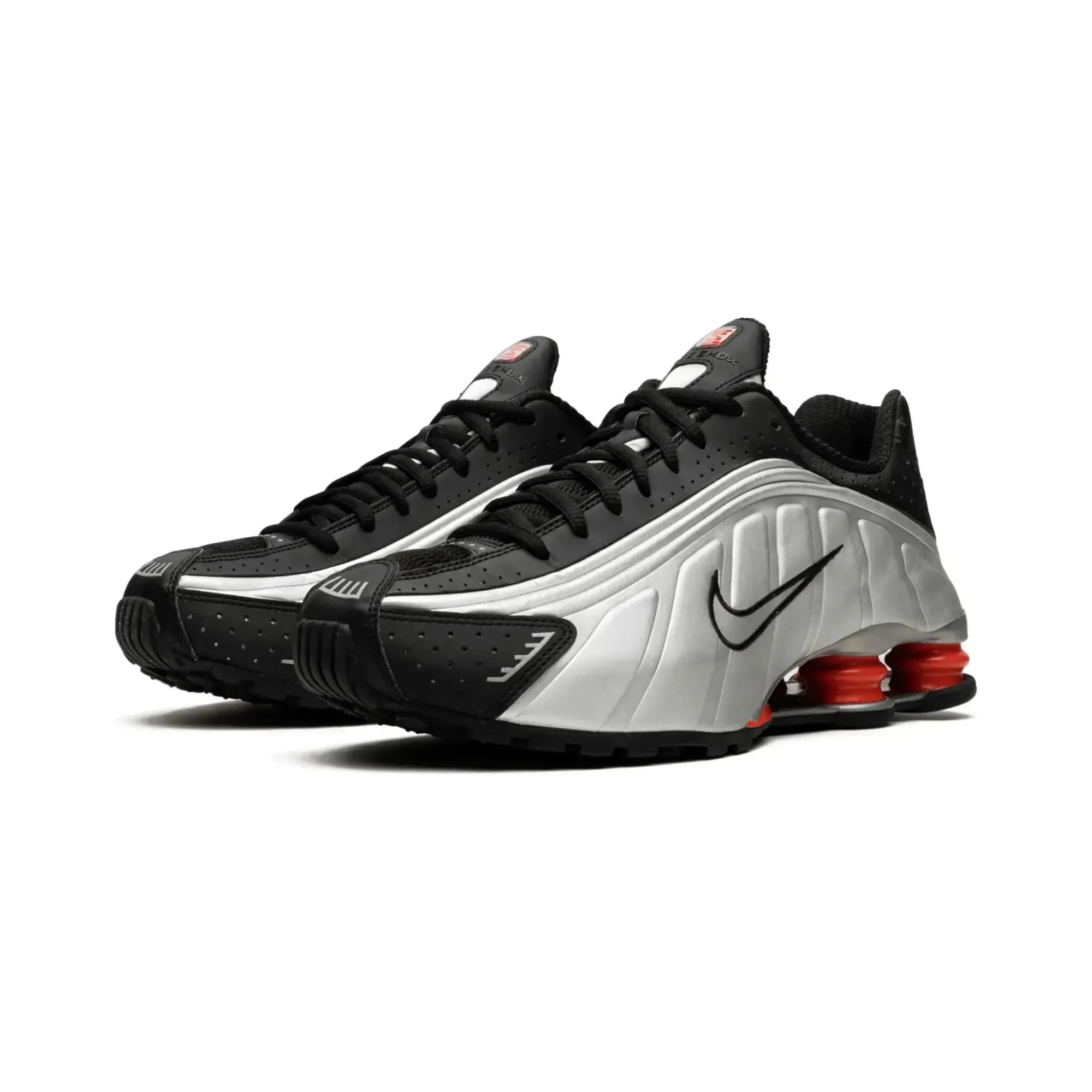 Nike Shox R4 Black Metallic Silver
