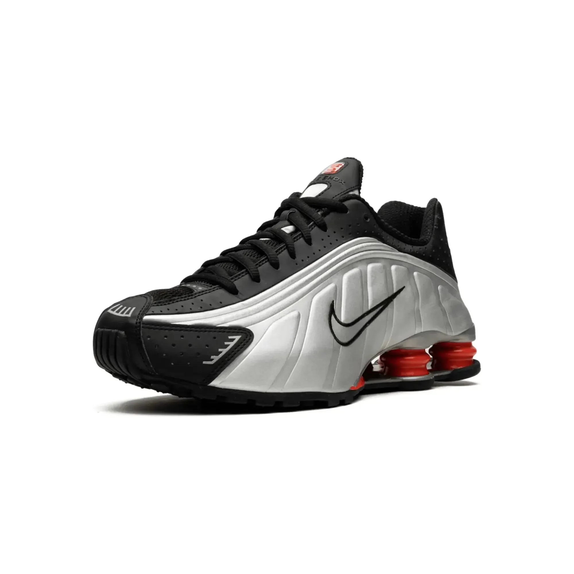 Nike Shox R4 Black Metallic Silver