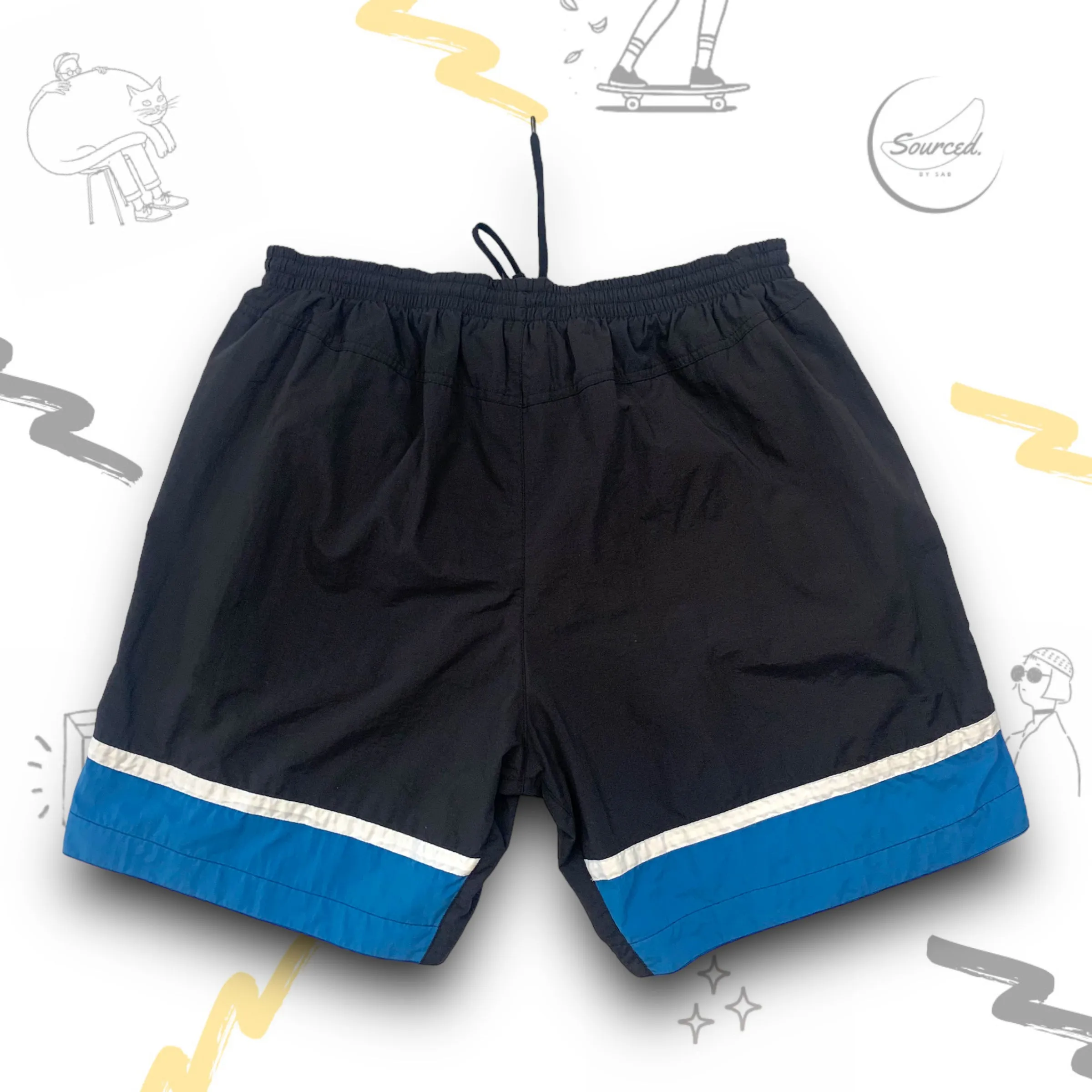 Nike Vintage Black Shorts (XL)