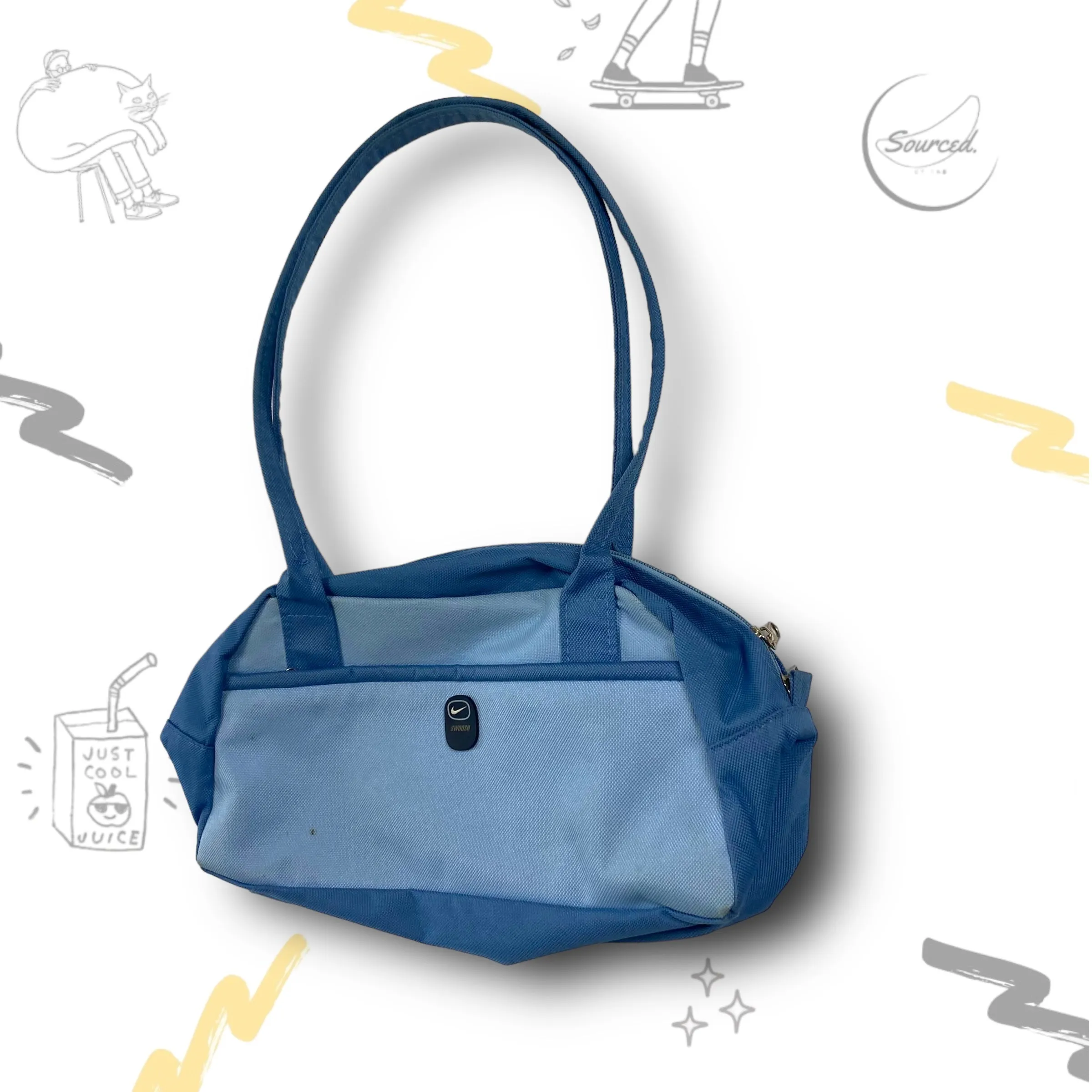 Nike Vintage Blue Shoulder Pack