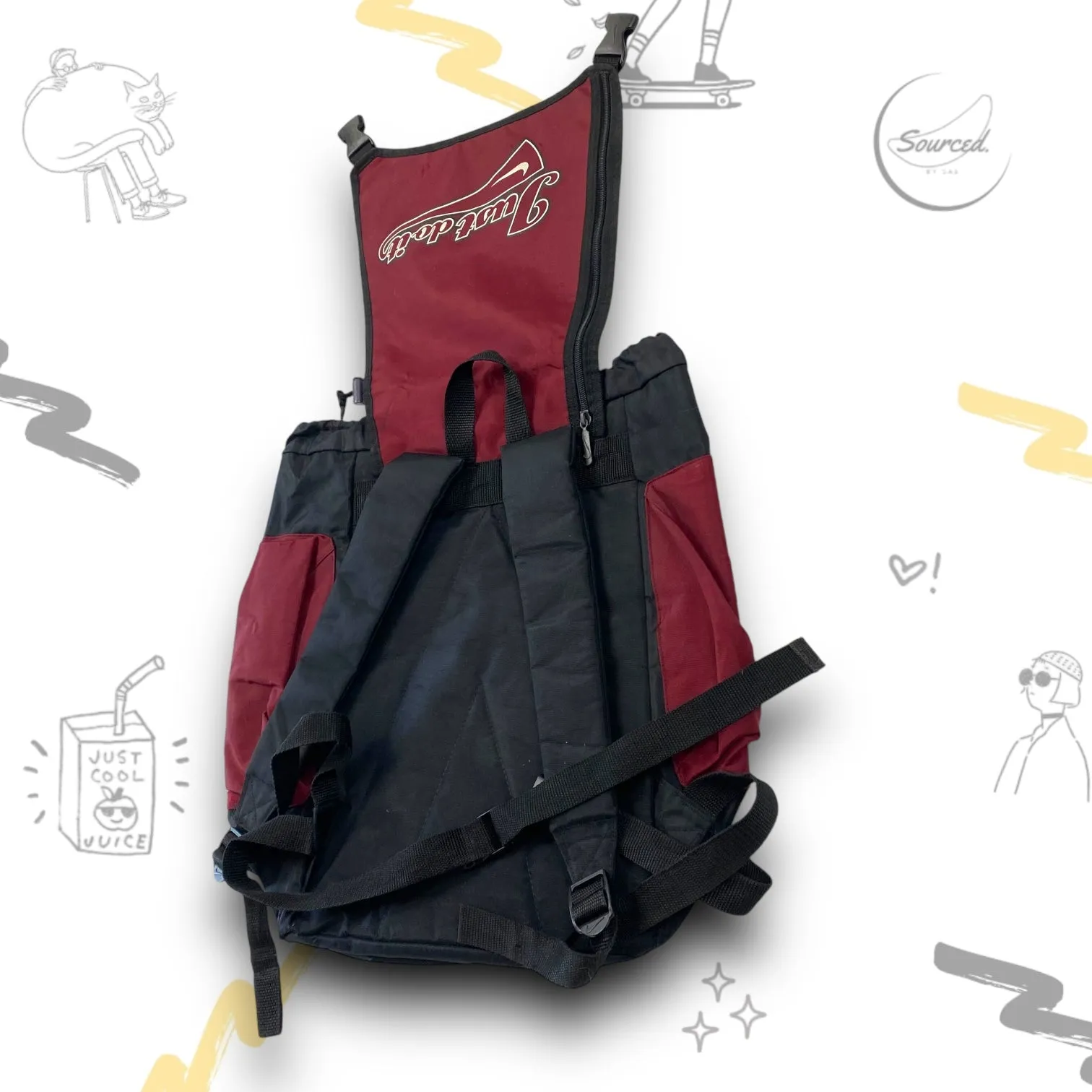 Nike vintage Just Do It backpack