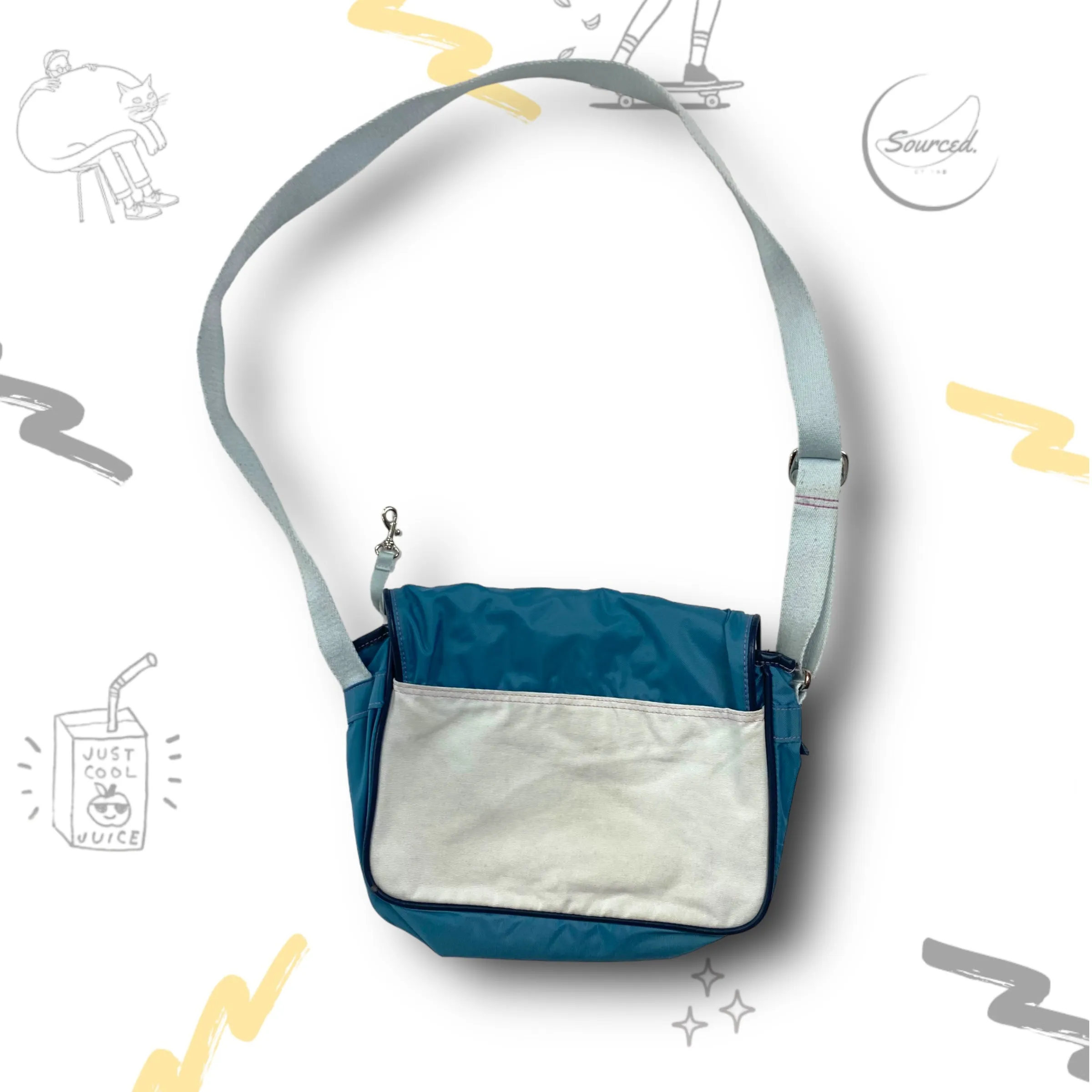 Nike Vintage White Shoulder Pack