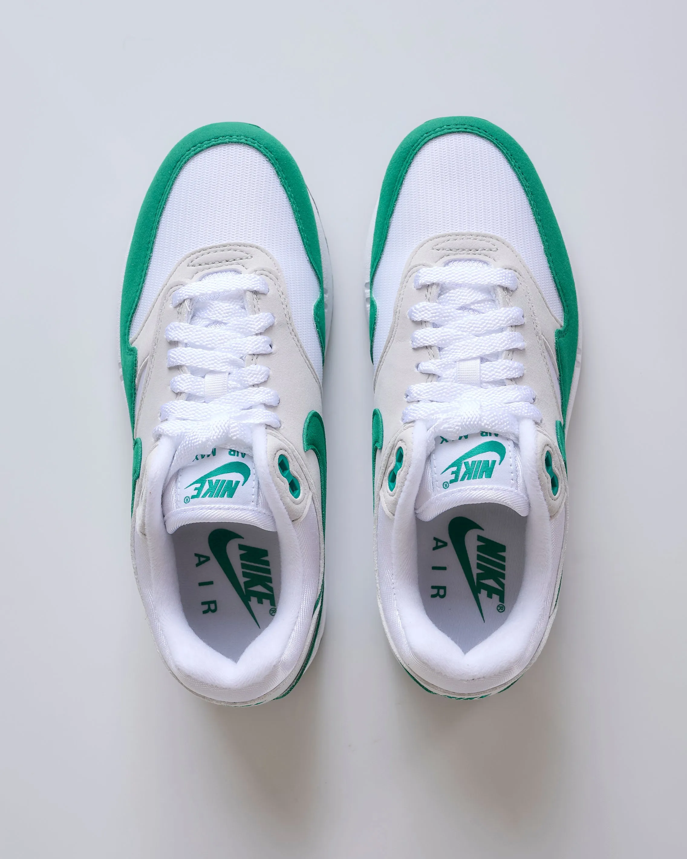 Nike Women's Nike Air Max 1 Neutral Grey Malachite-White-Black