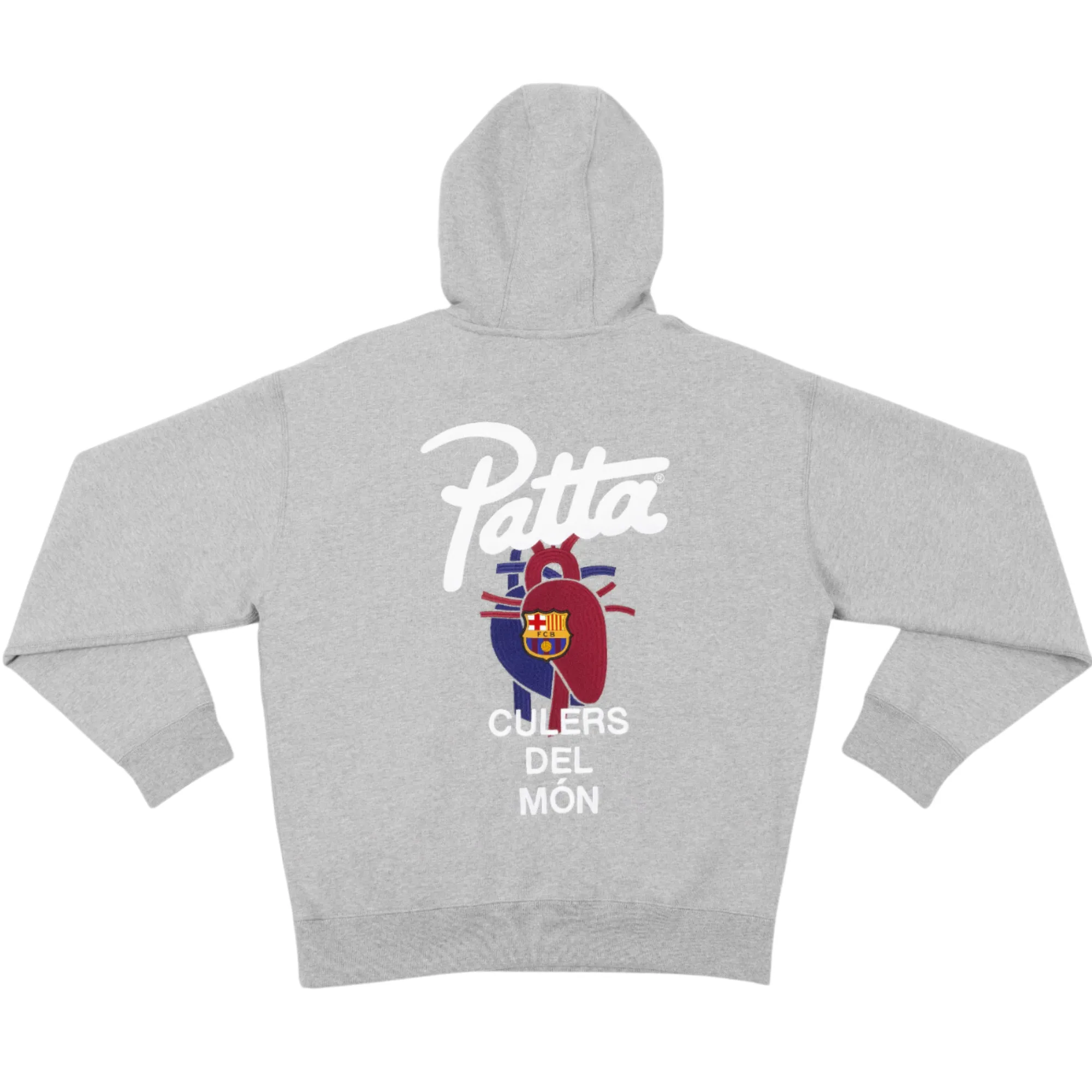 Nike x FC Barcelona x Patta hoodie Grey