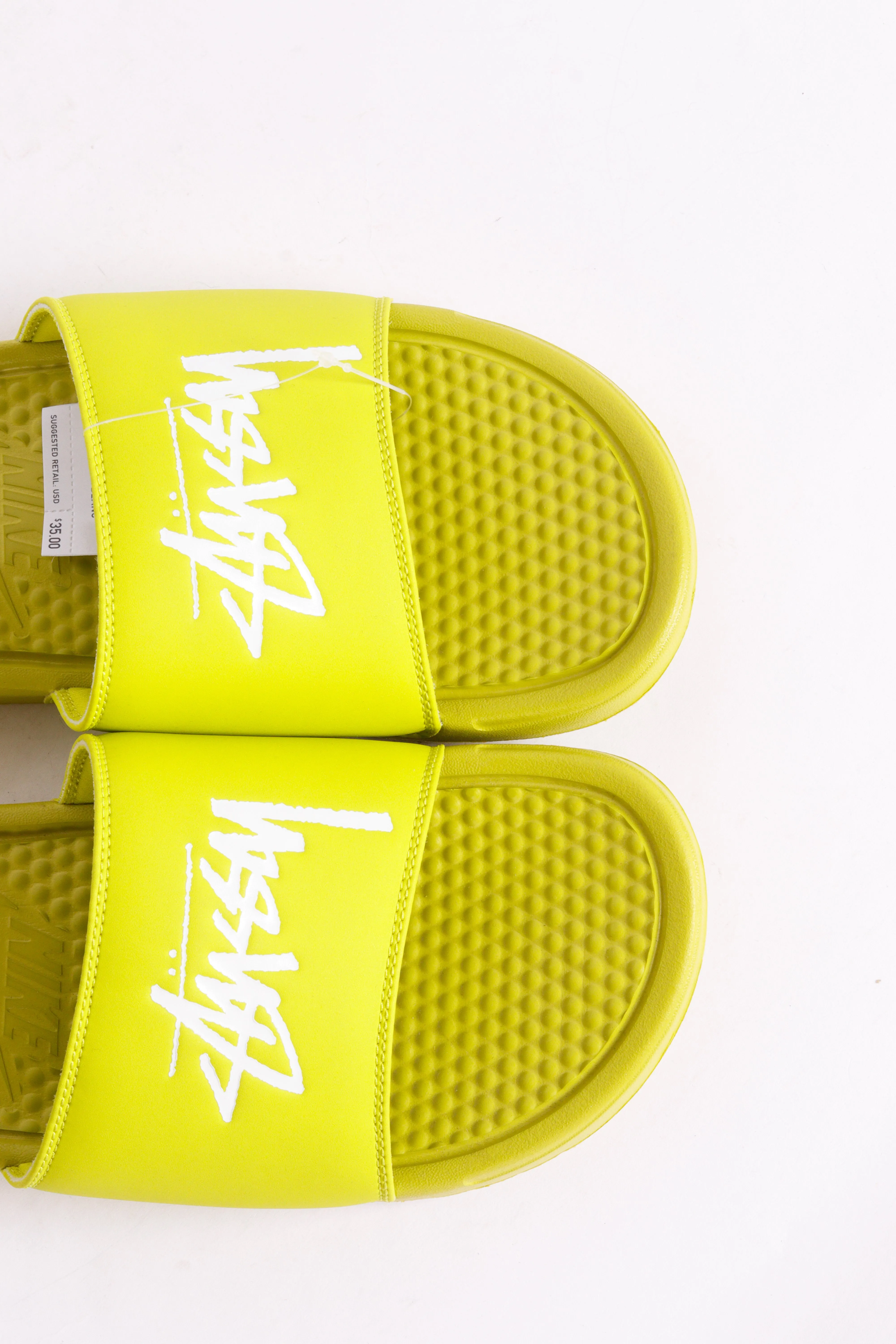 Nike x Stssy Benassi Slide 'Volt' (2020)