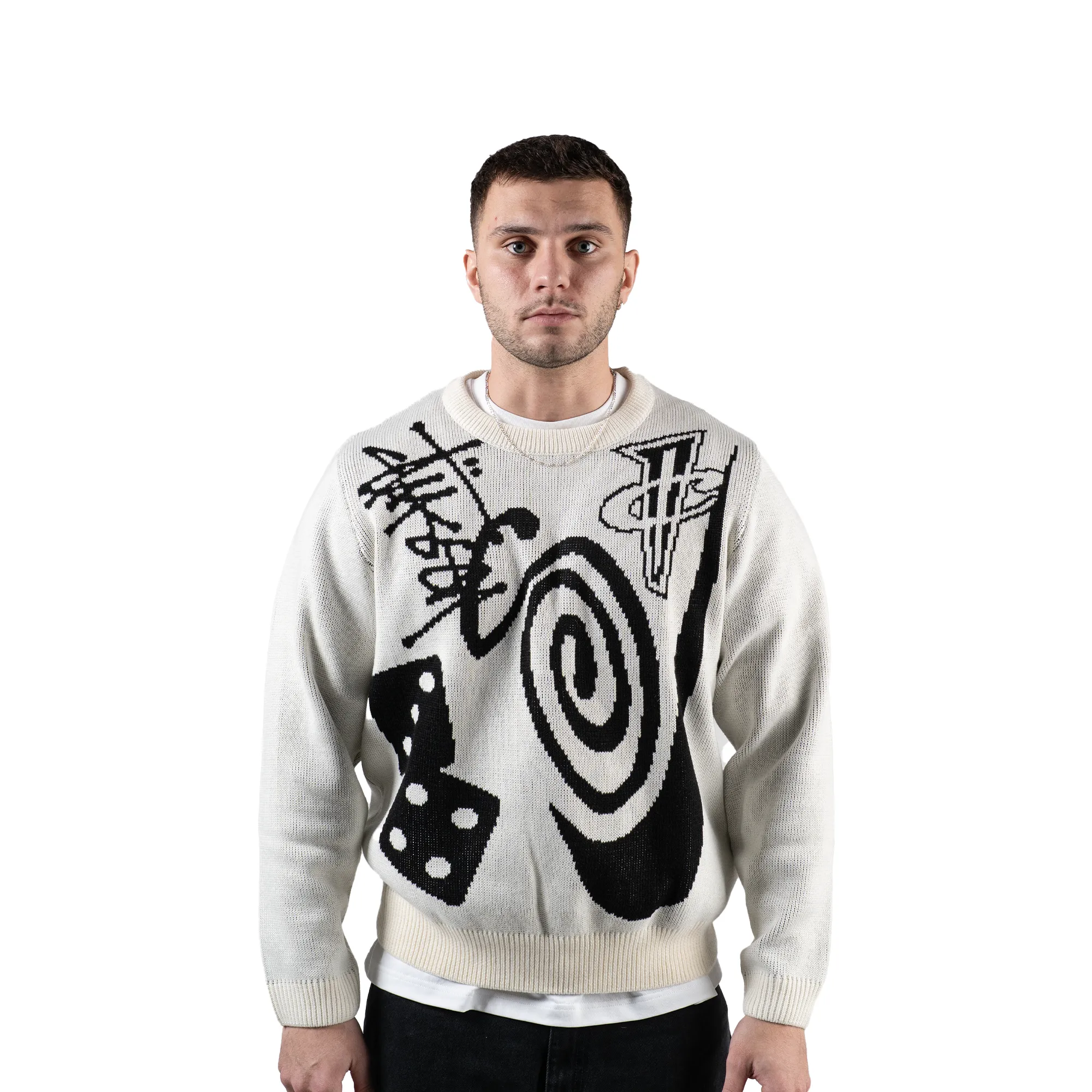 Nike X Stssy Knit Sweater Natural
