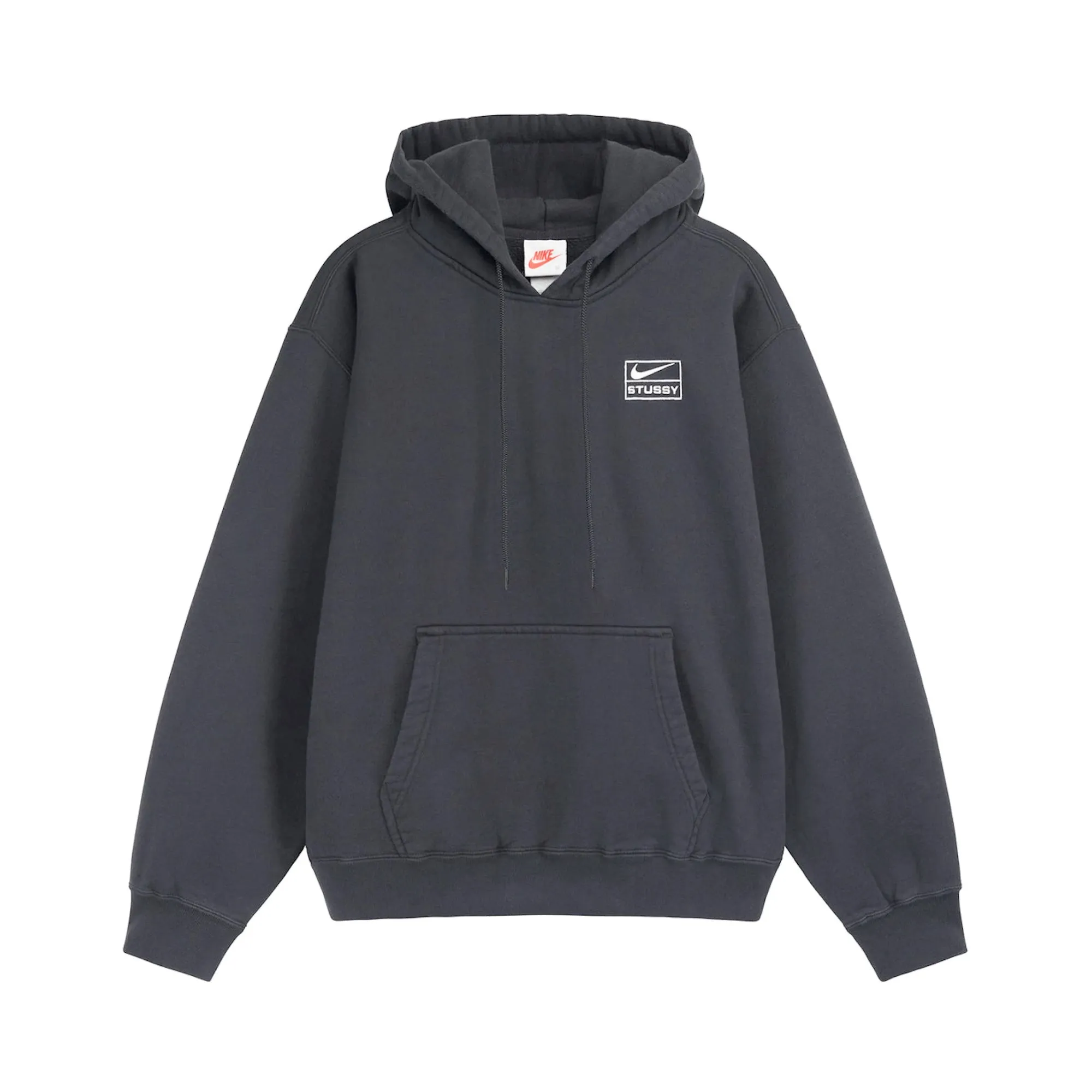 Nike X Stssy Washed Hoodie Black