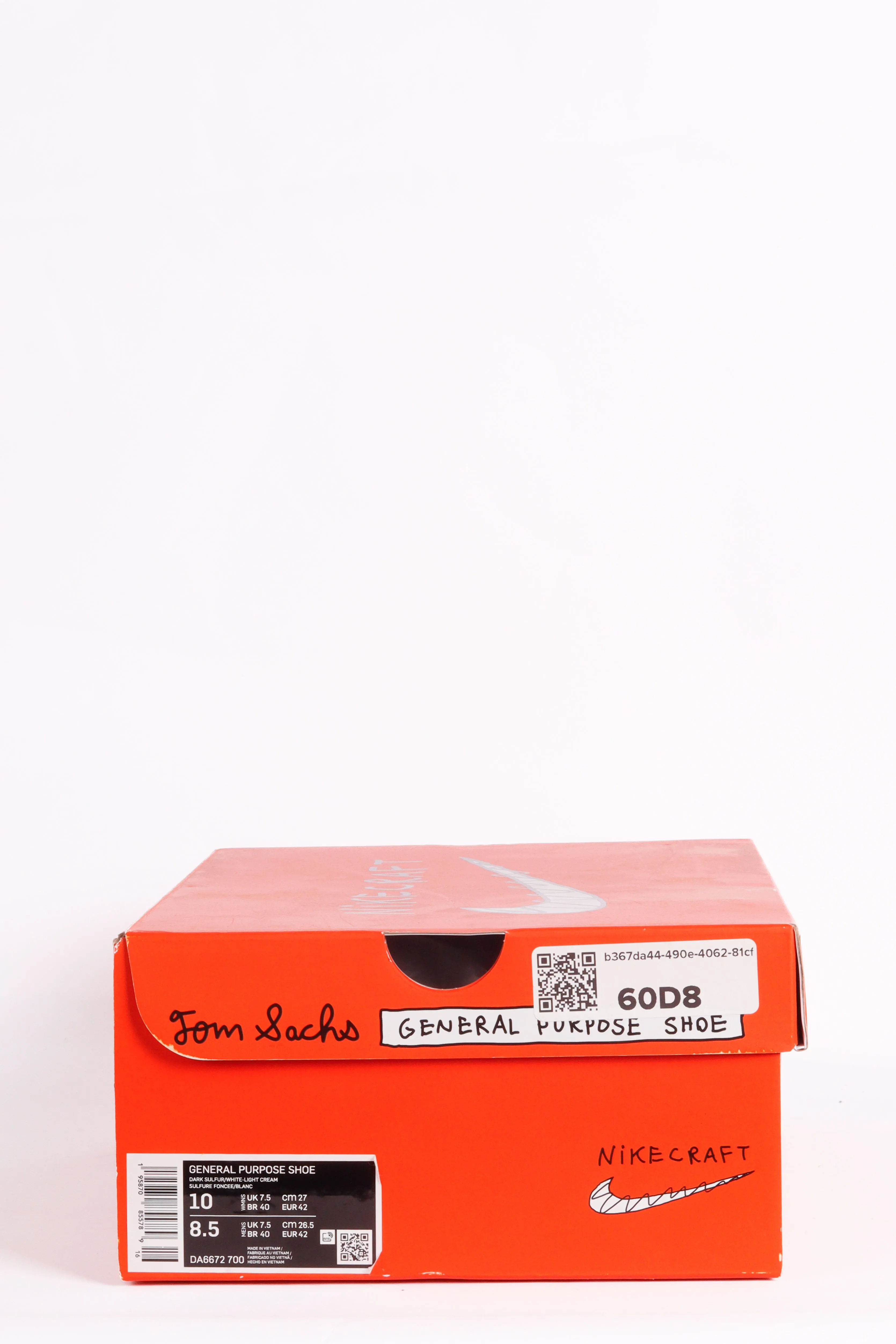 Nike x Tom Sachs NikeCraft General Purpose Shoe 'Dark Sulfur' (2022)
