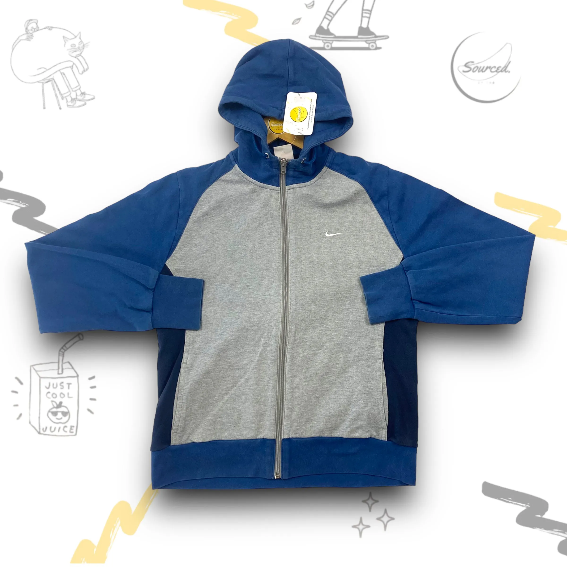 Nike Zippy Blue And Grey Colourway (L)