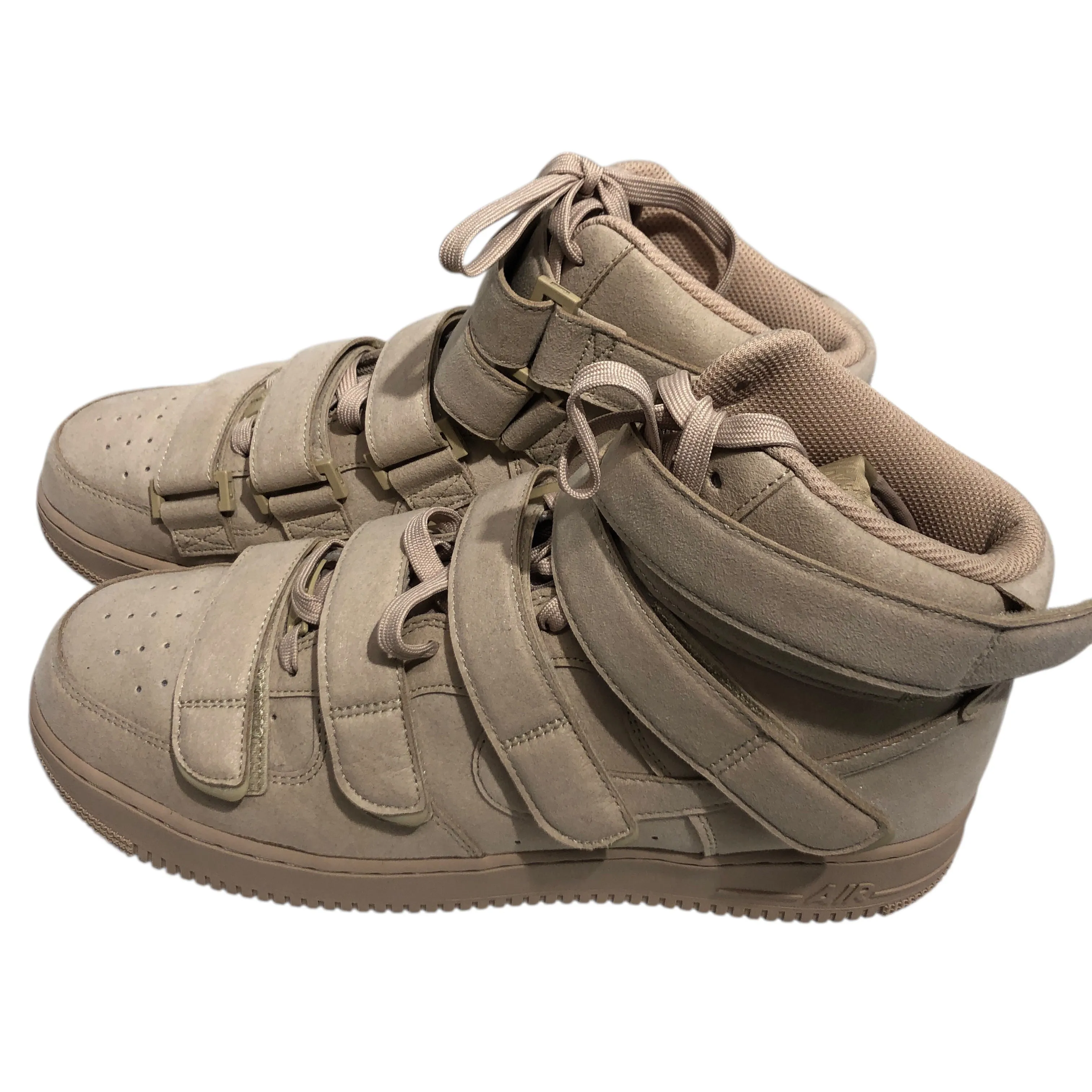 NIKE/Hi-Sneakers/US 13/Polyester/KHK/BILLIE ELLISH