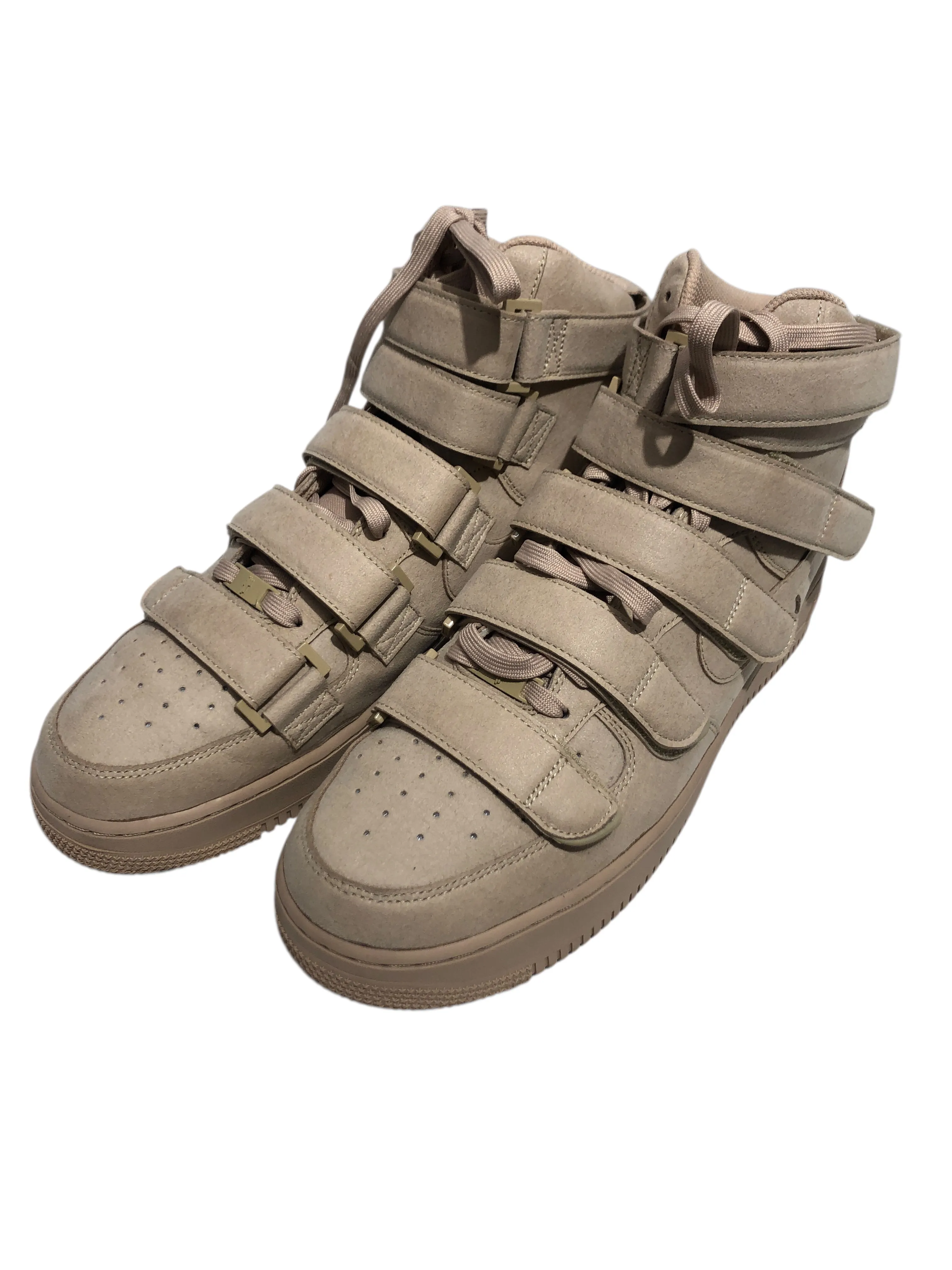 NIKE/Hi-Sneakers/US 13/Polyester/KHK/BILLIE ELLISH