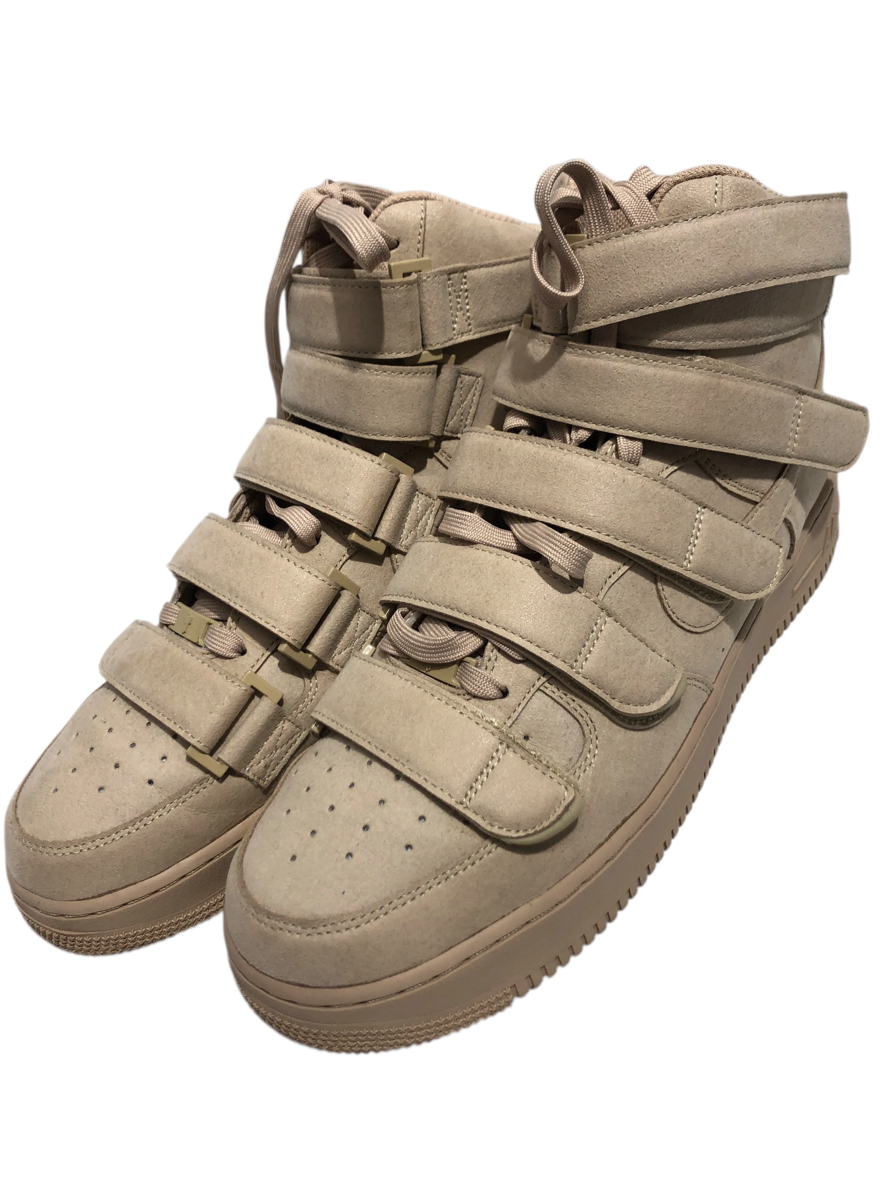 NIKE/Hi-Sneakers/US 13/Polyester/KHK/BILLIE ELLISH