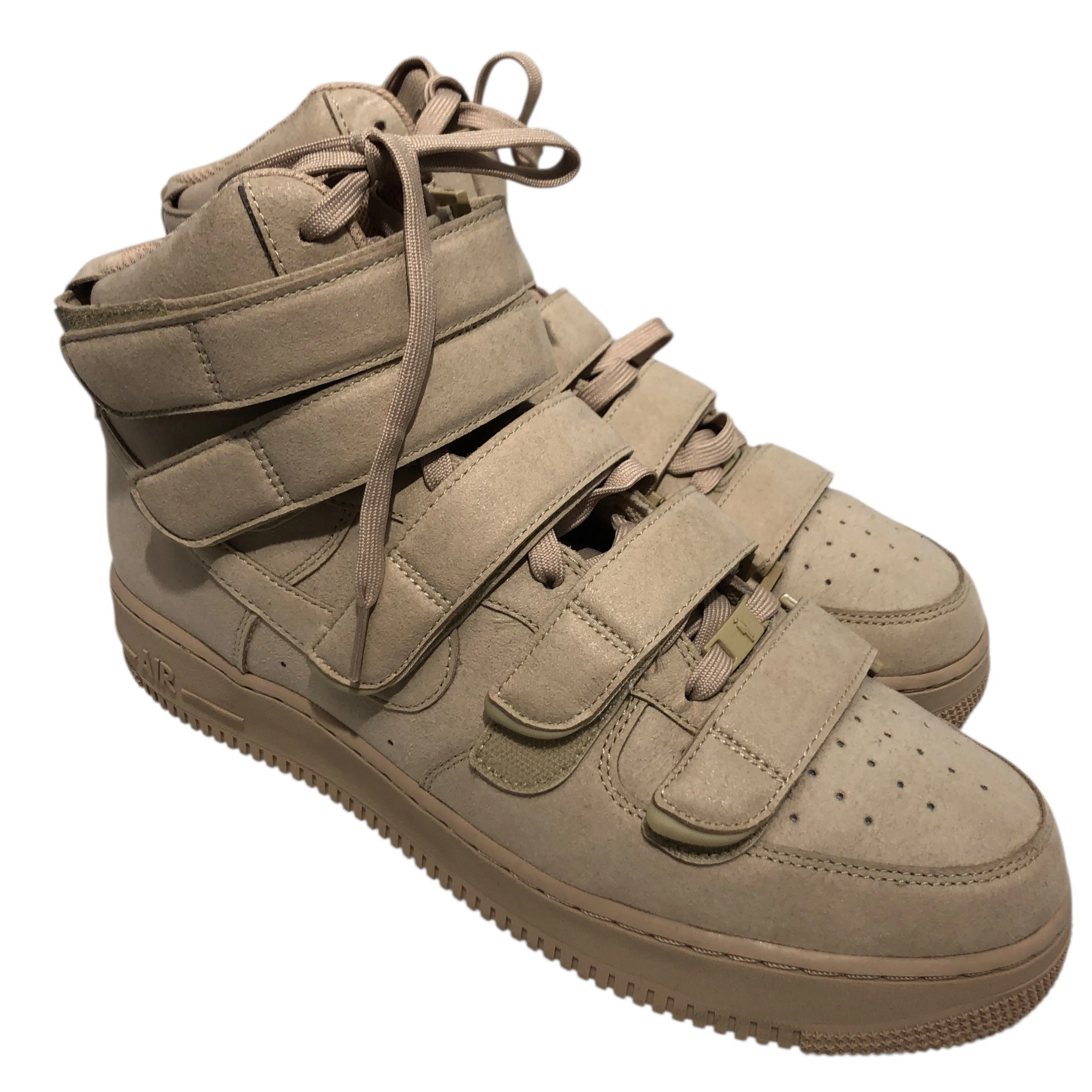 NIKE/Hi-Sneakers/US 13/Polyester/KHK/BILLIE ELLISH