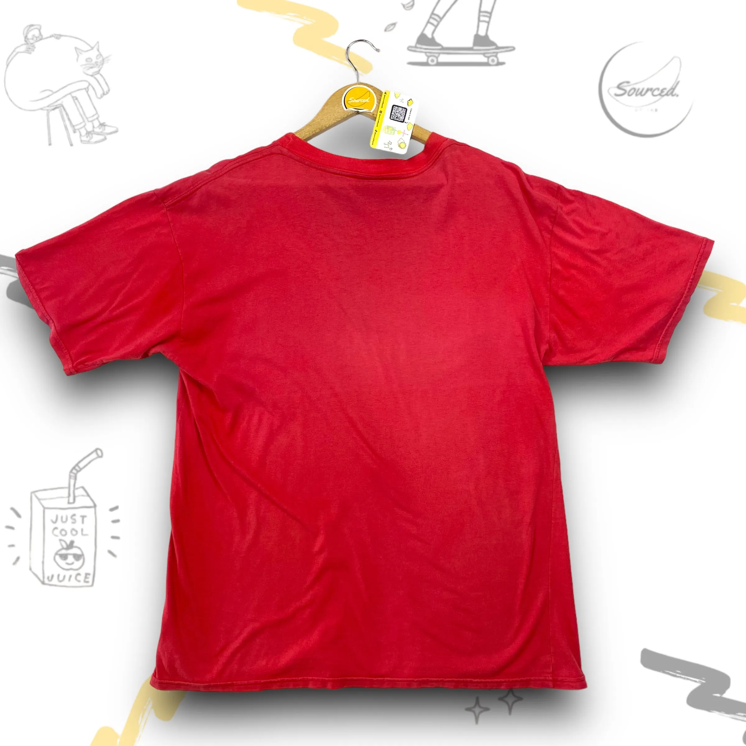 Red Vintage Nike T Shirt (XXL)