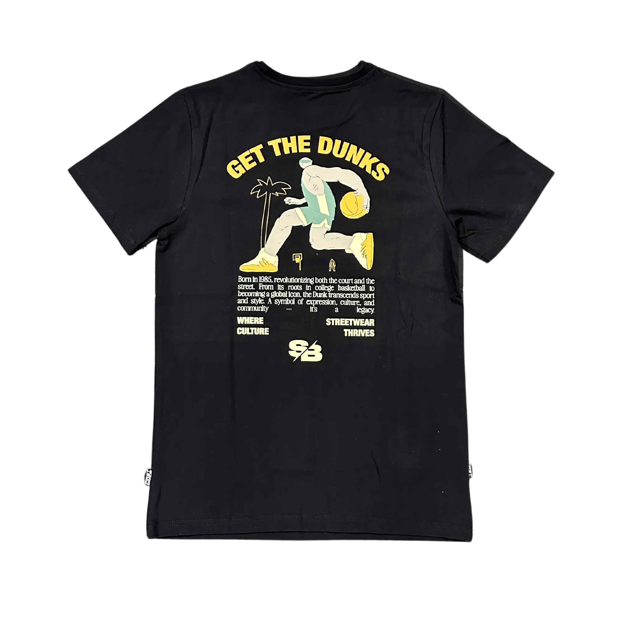 SB Get The Dunks Tee Black