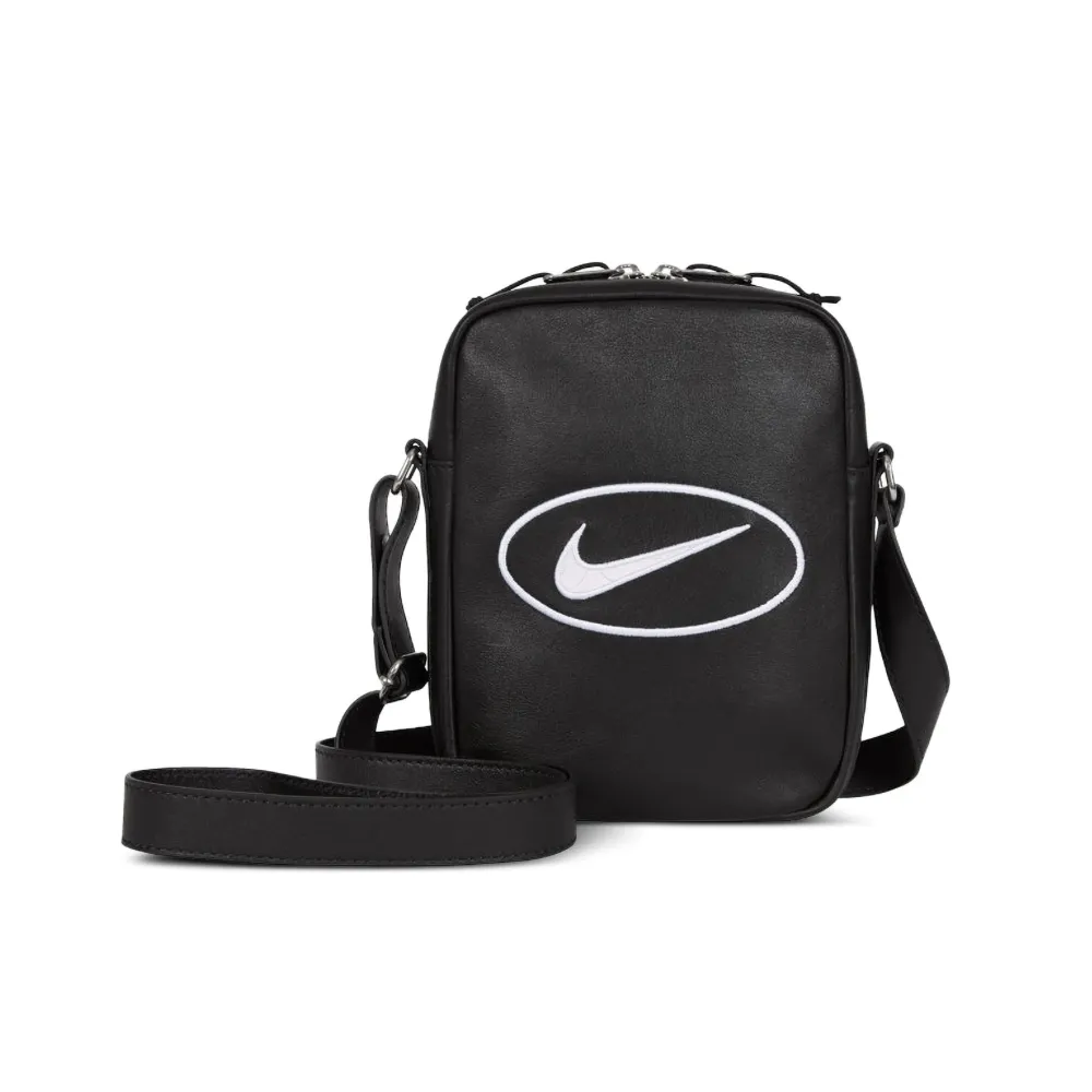 Supreme Nike Leather Shoulder Bag Black