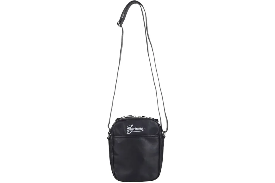 Supreme Nike Leather Shoulder BagBlack