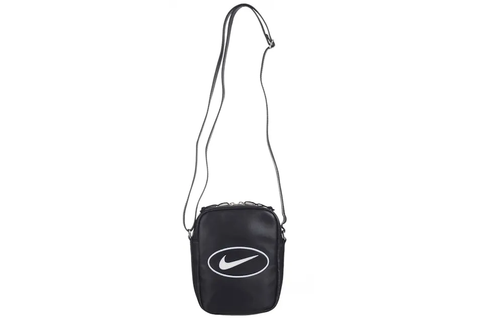 Supreme Nike Leather Shoulder BagBlack