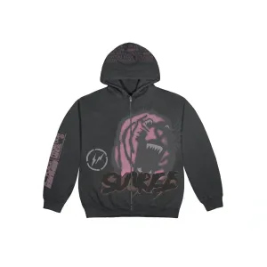 Travis Scott Cactus Jack For Fragment Sunrise Zip Up Hoodie Black