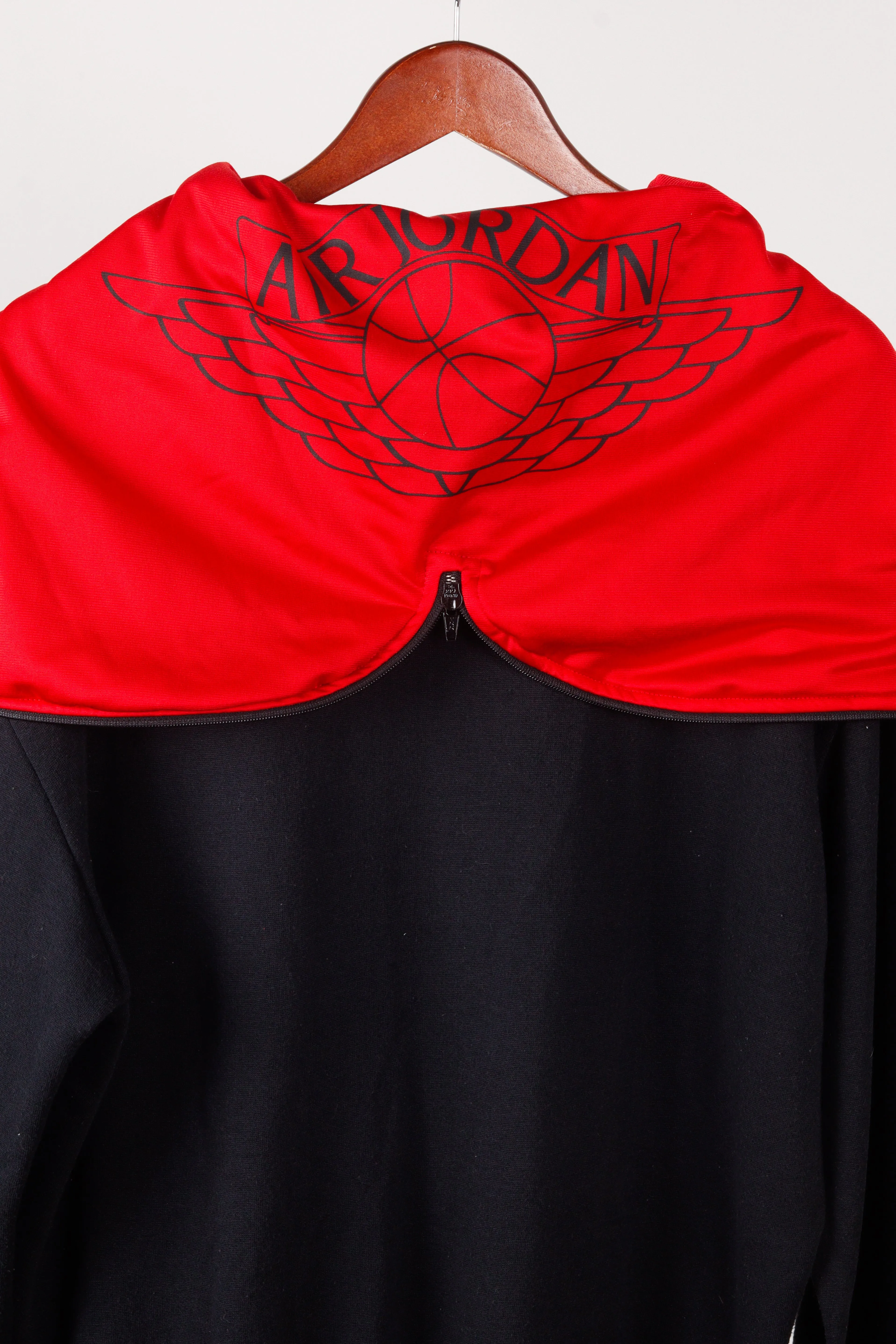 Vintage 1985 Nike Air Jordan 1 Wings 'Button Snap Up' Hooded Sweatshirt