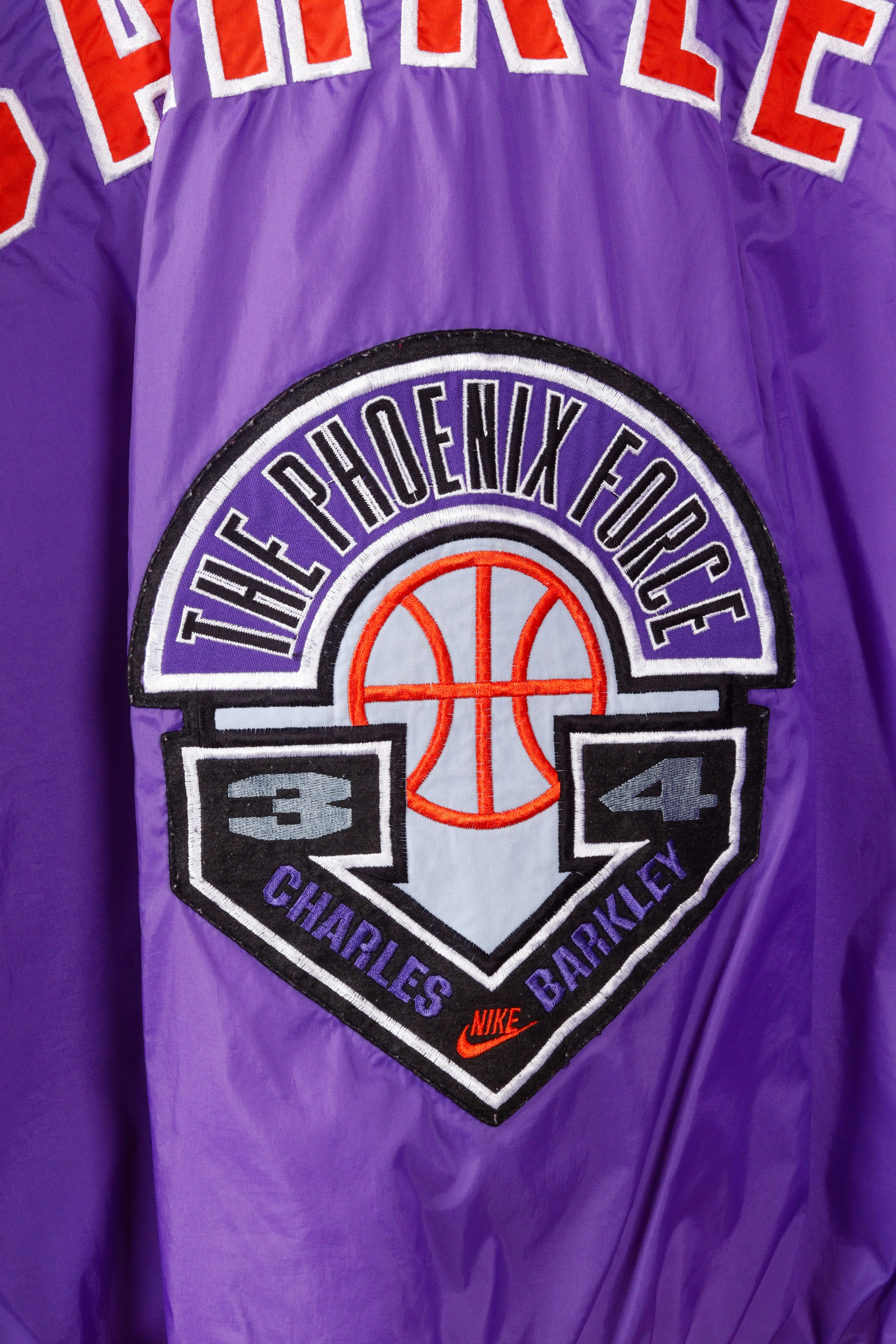 Vintage 1992 Nike 'Charles Barkley The Phoenix Force' Windbreaker Jacket