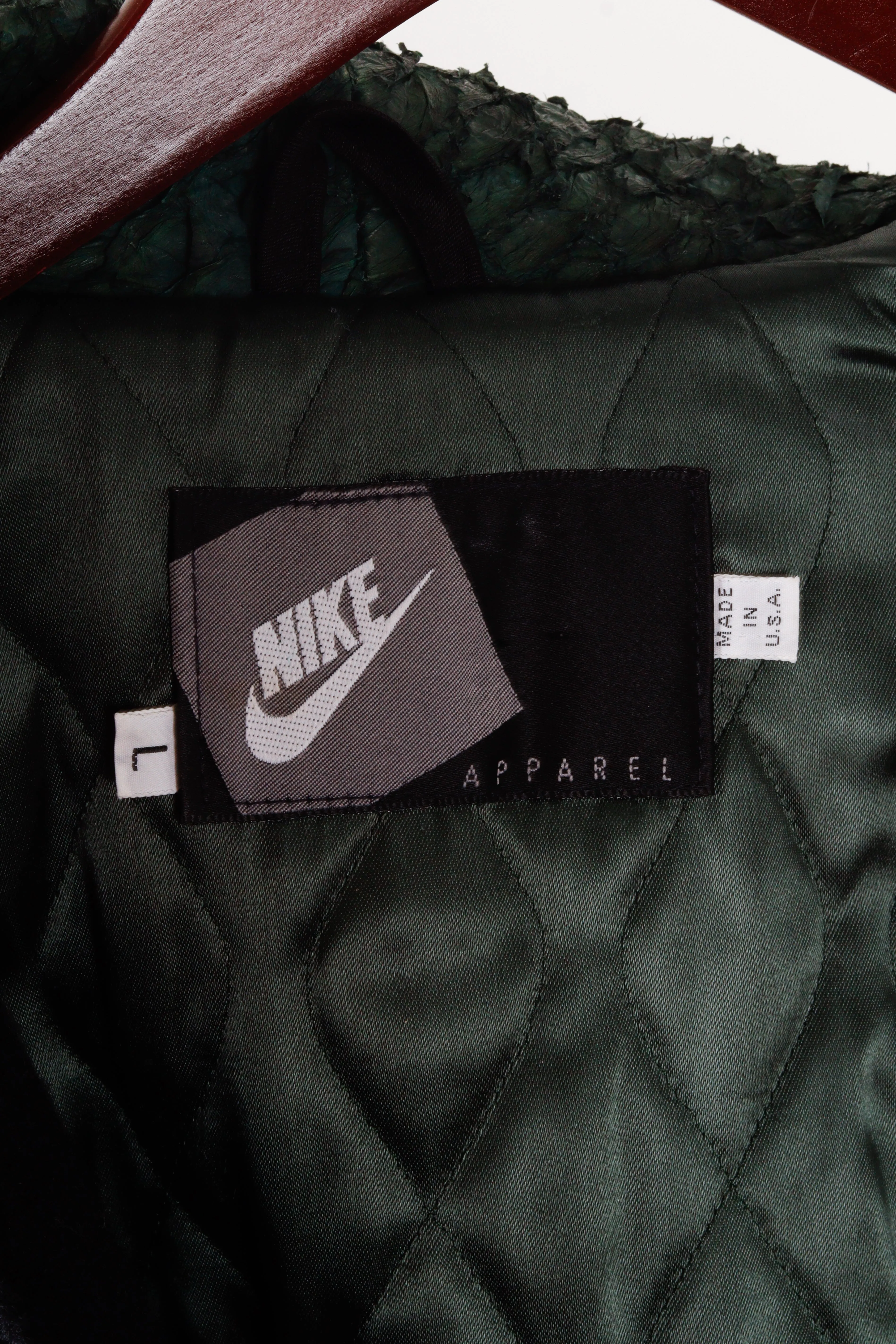 Vintage 1992 Nike 'Charles Barkley VS Godzilla' Melton Wool Stadium Varsity Jacket