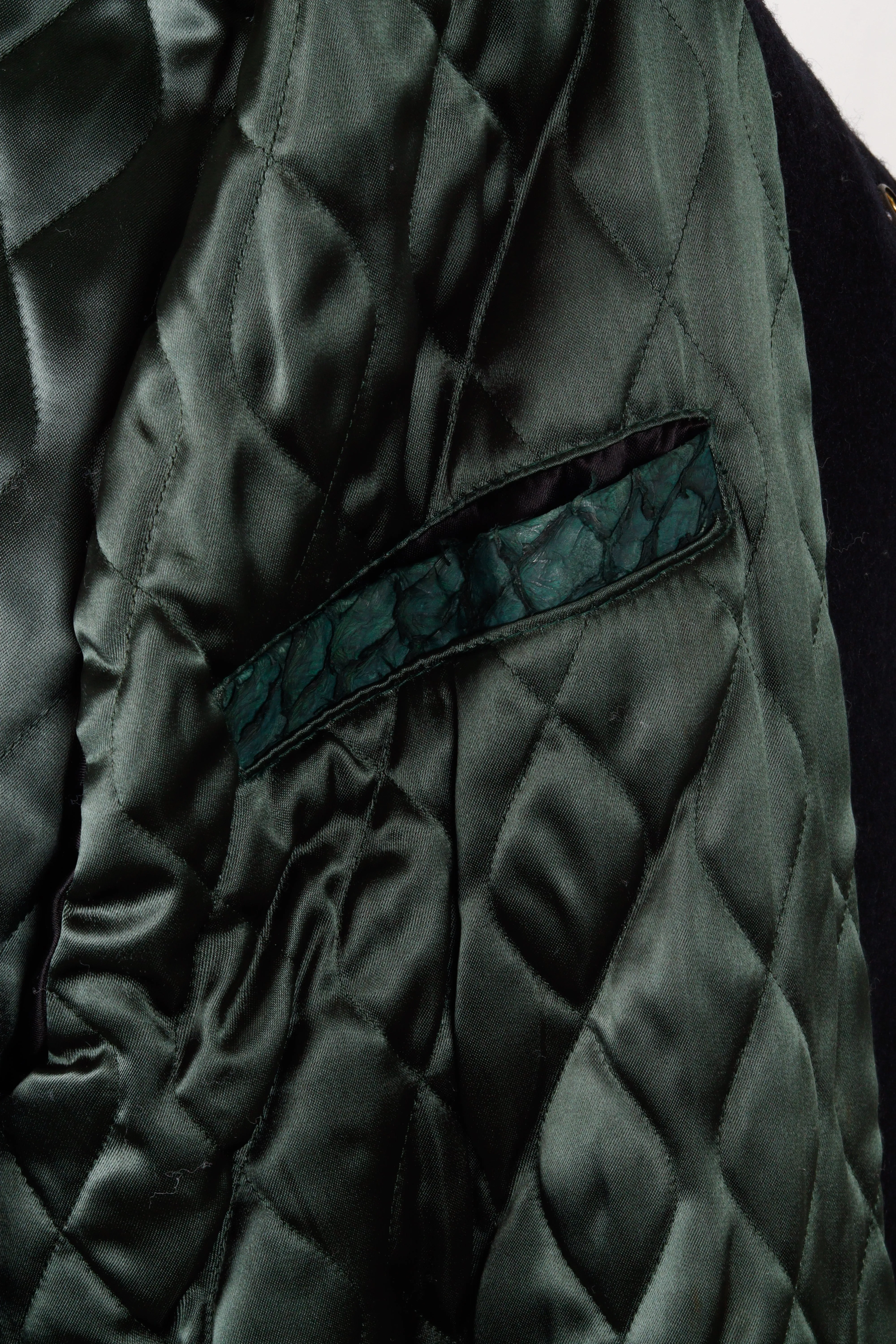 Vintage 1992 Nike 'Charles Barkley VS Godzilla' Melton Wool Stadium Varsity Jacket
