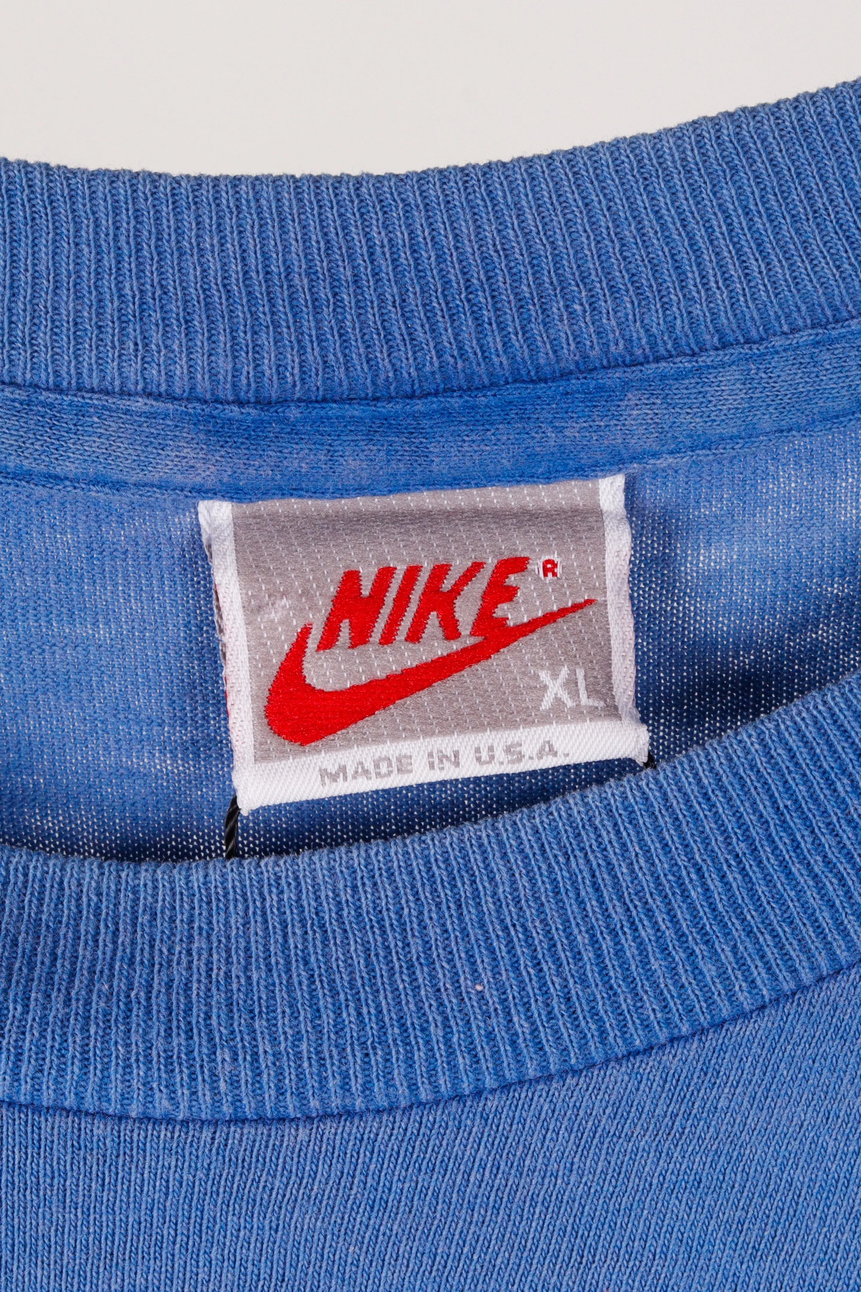 Vintage 1992 Nike 'Charles Barkley VS Godzilla World Tour' T-Shirt Blue
